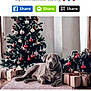 animal, box, boxer, bulldog, canine, christmas, christmasdecorations, christmastree, conifer, dog, festival, fir, greatdane, hound, pet, pine, pitbull, plant, pug, tree