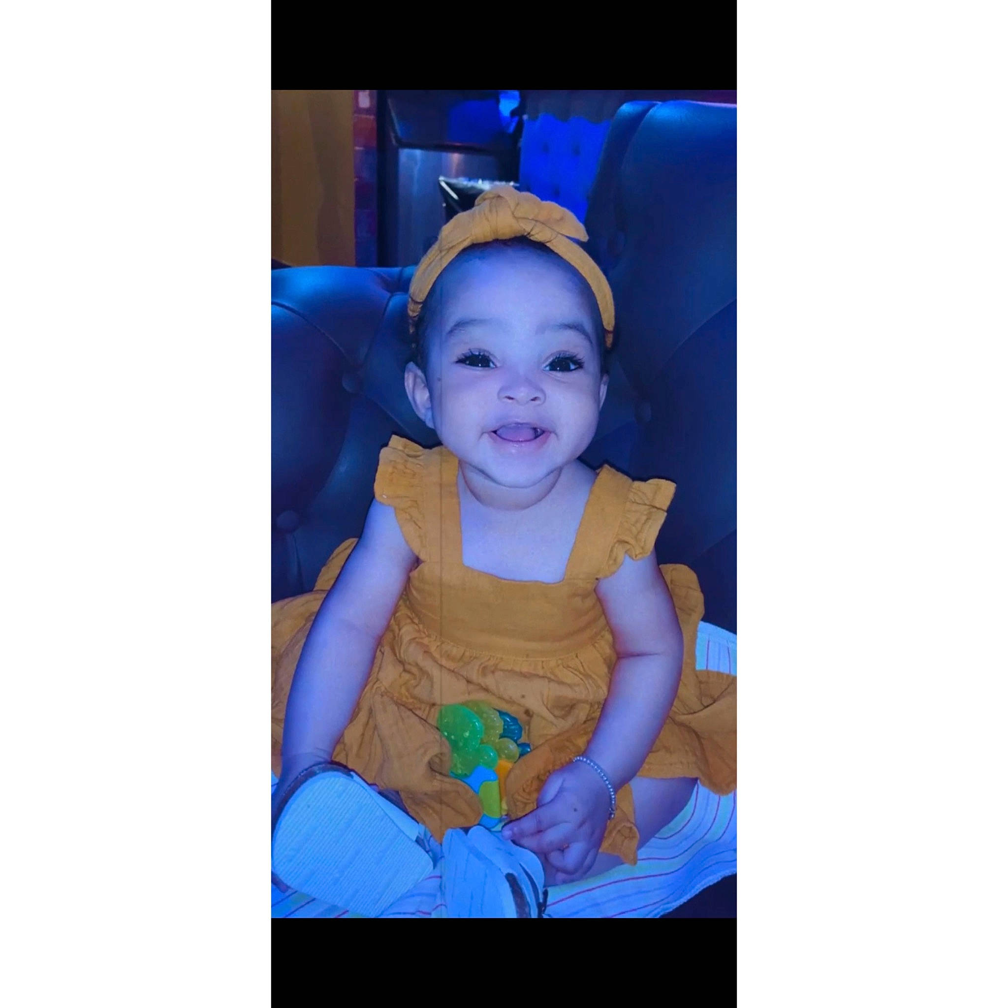 Malaya joined the competition — help win amazing prizes! arm, baby, baby_toddler_clothing, cap, clothing, electric_blue, eye, finger, hair, hand, happy, hat, human_body, magenta, person, purple, sleeve, smile, t_shirt, toddler