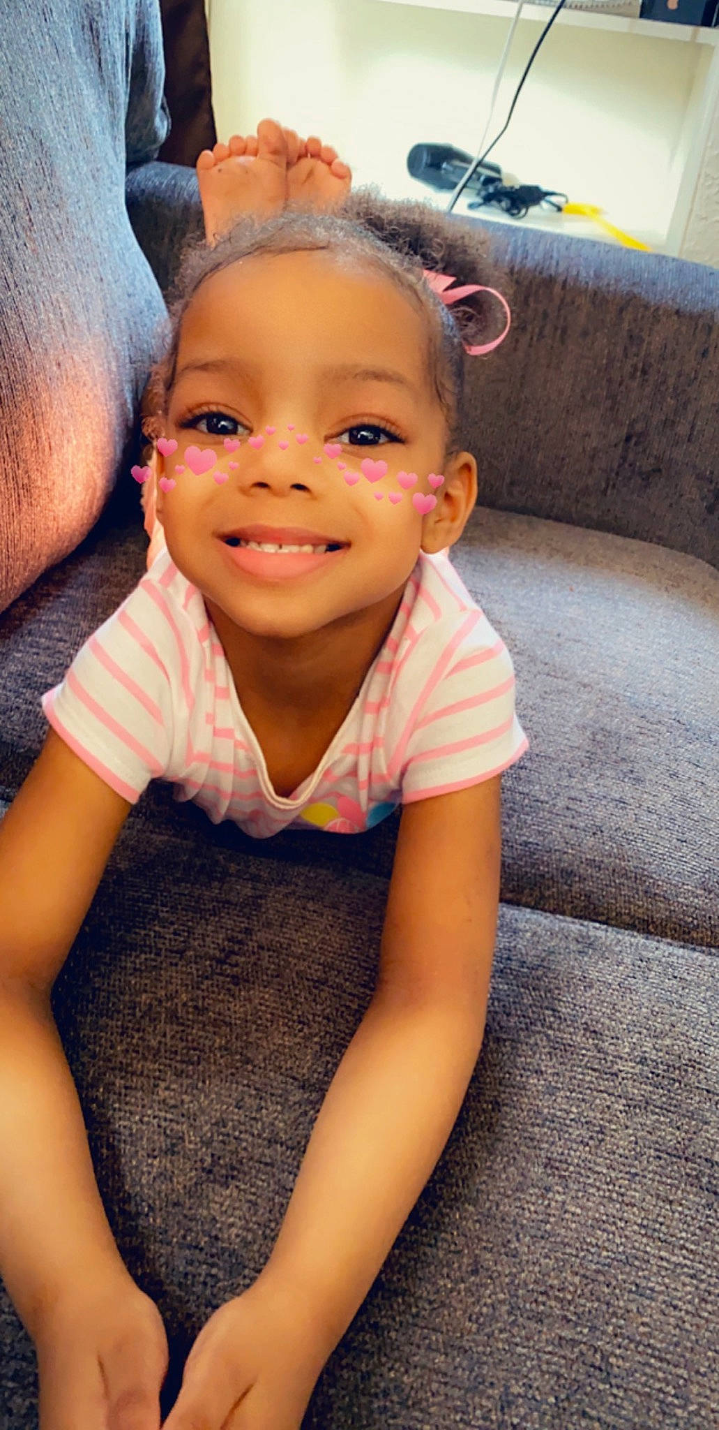 Kassidy joined the competition — help win amazing prizes! baby, baby_toddler_clothing, cheek, child, ear, eye, eyelash, face, hair, happy, head, iris, joy, lip, mouth, nose, person, pink, skin, toddler