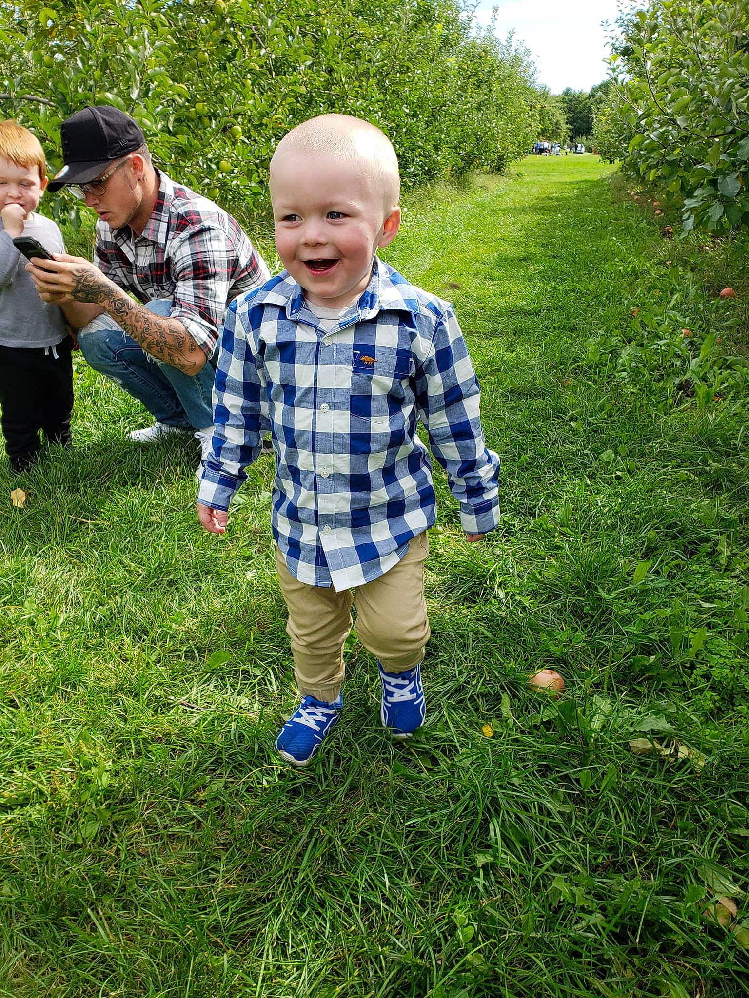 Kamdyn joined the competition — help win amazing prizes! boy, child, day, emotion, fun, garden, grass, grass_family, green, joy, lawn, male, meadow, nature, people, person, plant, play, standing, summer
