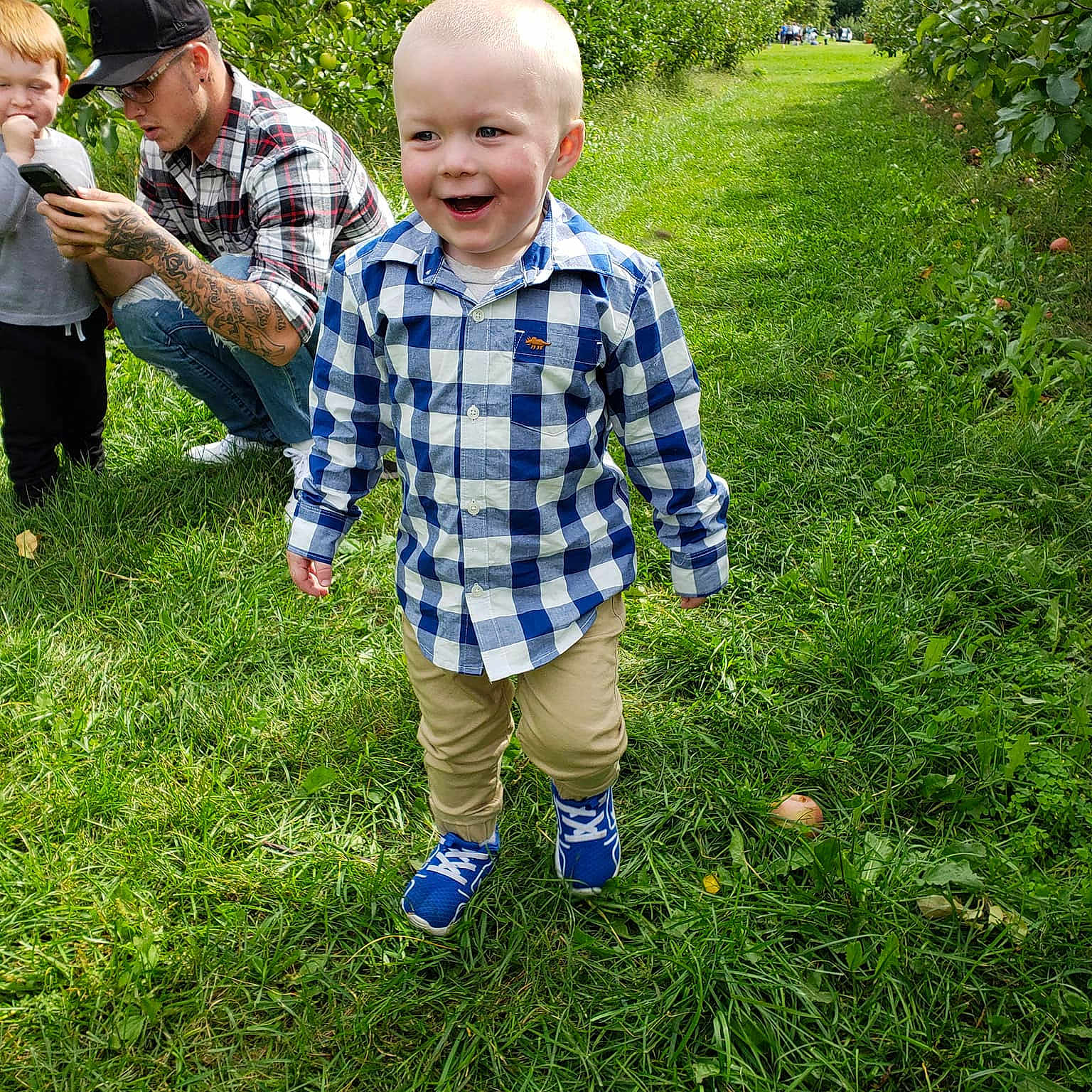 Kamdyn joined the competition — help win amazing prizes! boy, child, day, emotion, fun, garden, grass, grass_family, green, joy, lawn, male, meadow, nature, people, person, plant, play, standing, summer