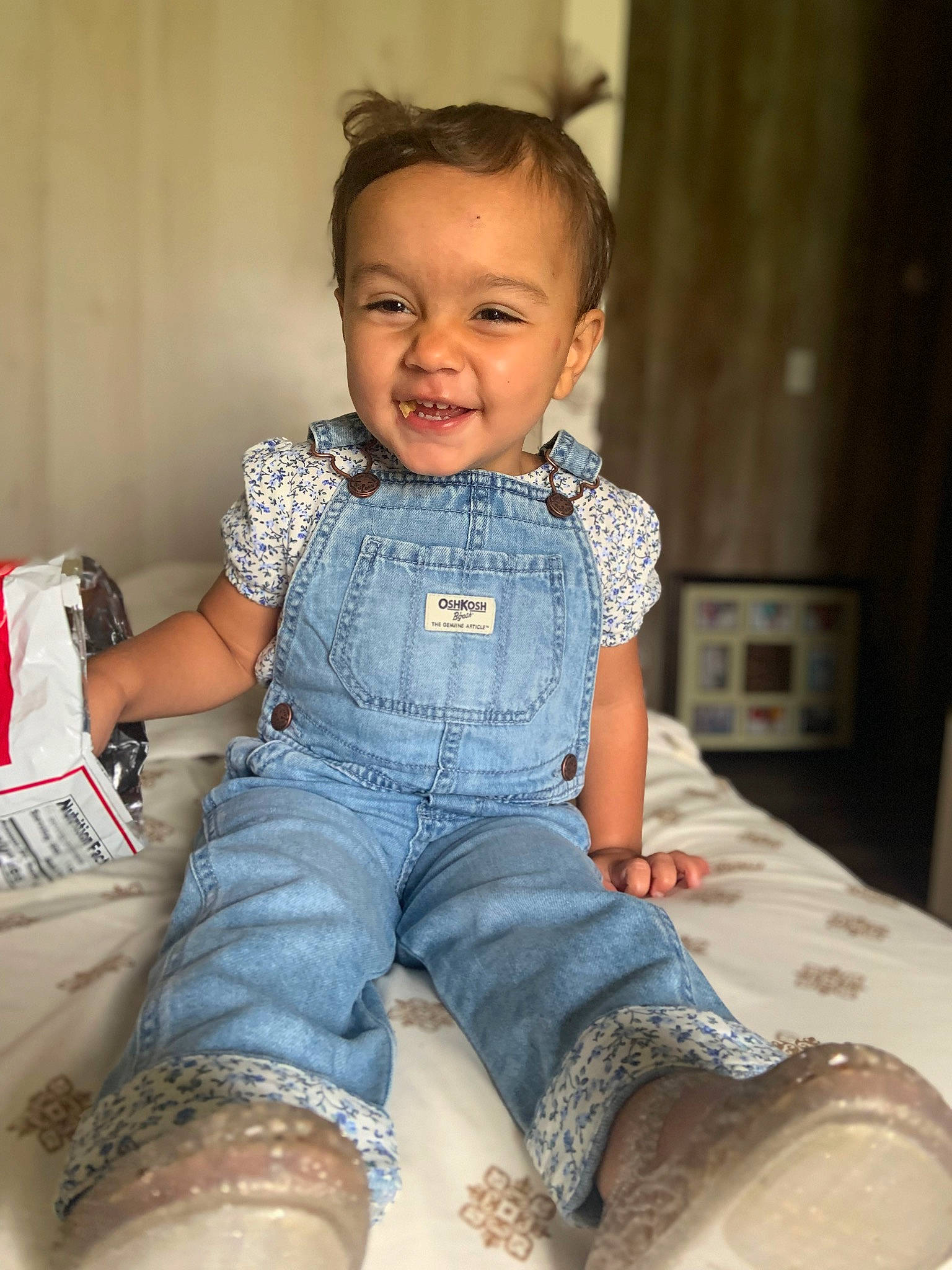 Arya joined the competition — help win amazing prizes! arm, baby_toddler_clothing, cheek, clothing, comfort, denim, flash_photography, fun, happy, head, human_body, joint, leg, person, shoulder, skin, sleeve, smile, t_shirt, thigh