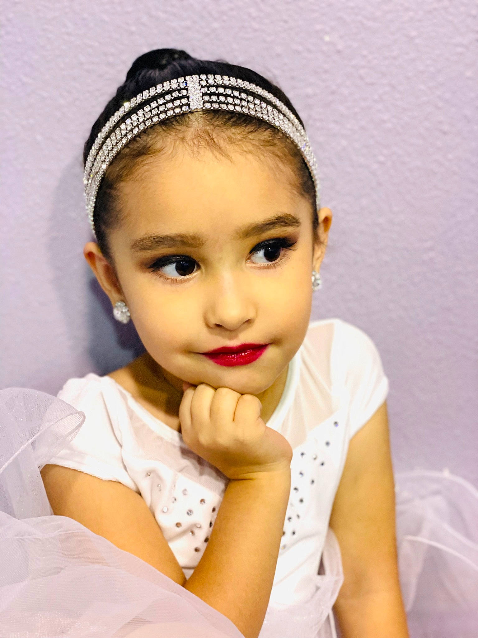 Kiana joined the competition — help win amazing prizes! black_hair, bridal_accessory, ear, elbow, eyebrow, eyelash, fashion_accessory, fashion_design, flash_photography, gesture, hair_accessory, happy, headband, headpiece, jewellery, lip, long_hair, person, sleeve, toddler