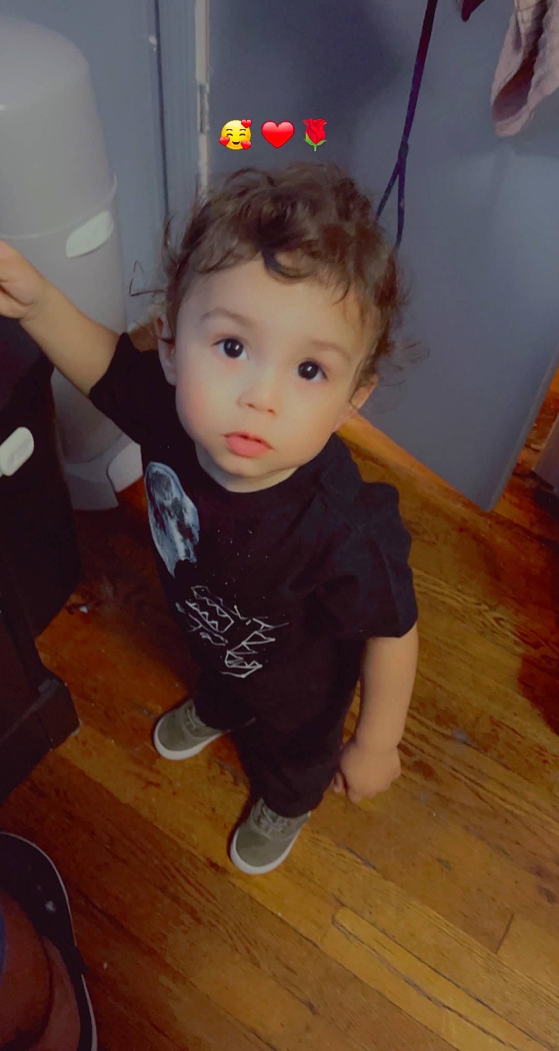 Xadrian joined the competition — help win amazing prizes! arm, baby_toddler_clothing, cheek, eye, face, finger, floor, flooring, hair, happy, iris, leg, neck, nose, person, shoulder, skin, sleeve, t_shirt, toddler