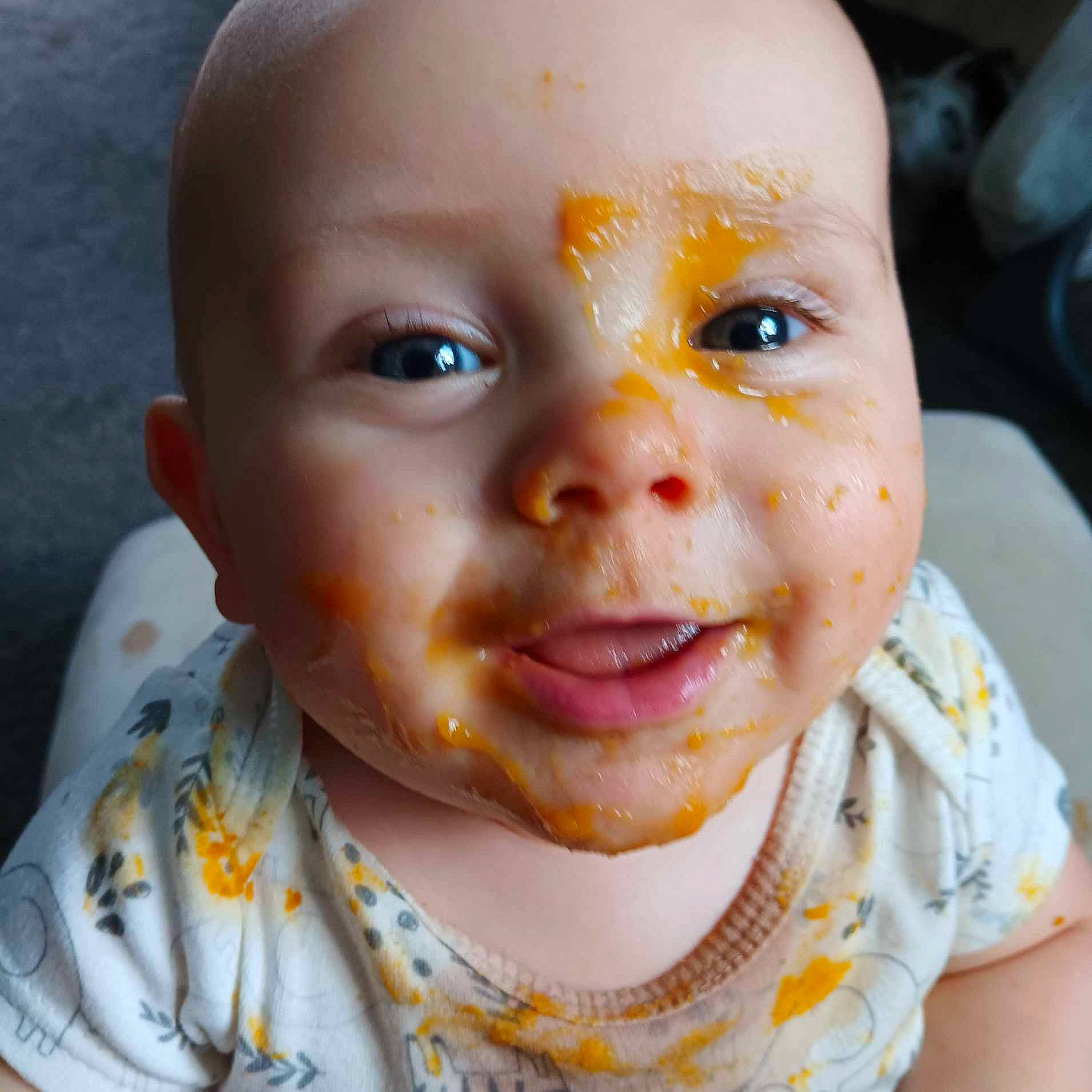 Hunter is registered to the contest to win money with this photo: baby, baby_toddler_clothing, cheek, chin, ear, eye, eyebrow, eyelash, happy, head, iris, jaw, lip, mouth, neck, nose, person, skin, smile, toddler