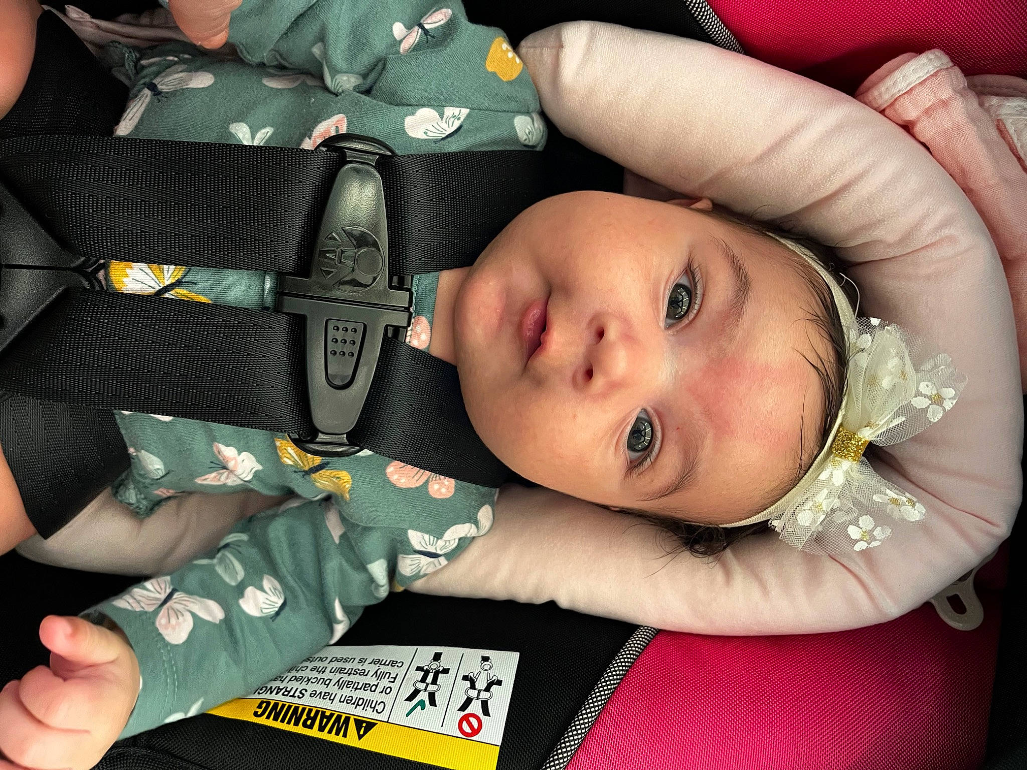 Aaliyah is registered to the contest to win money with this photo: baby, baby_products, baby_toddler_clothing, black, cheek, child, comfort, eyelash, facial_expression, finger, happy, head, mouth, nose, pattern, person, skin, smile, snapshot, thumb