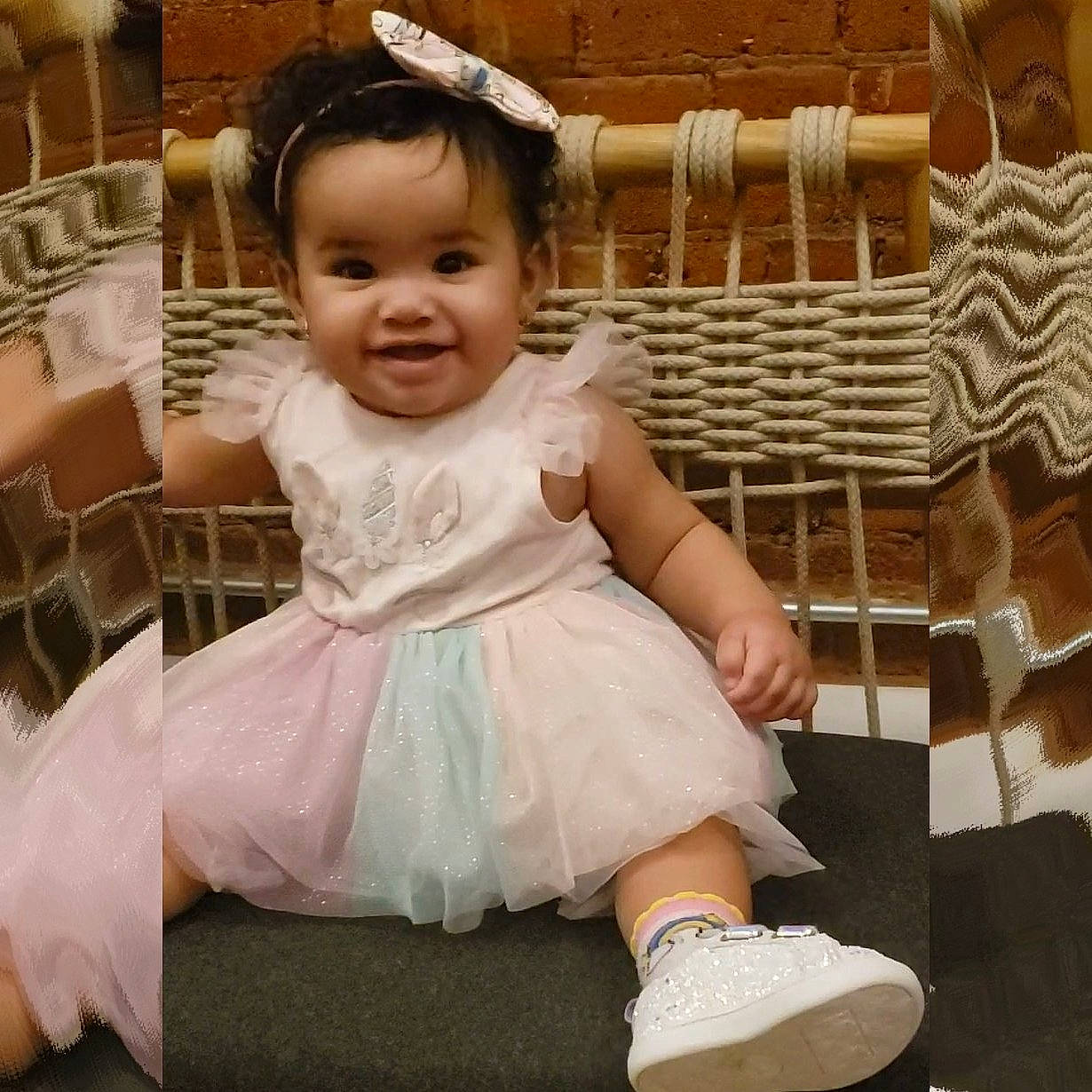 Olivia Grace joined the competition — help win amazing prizes! baby, baby_toddler_clothing, cheek, child, costume, dress, happy, joy, person, pink, product, skin, smile, toddler, white