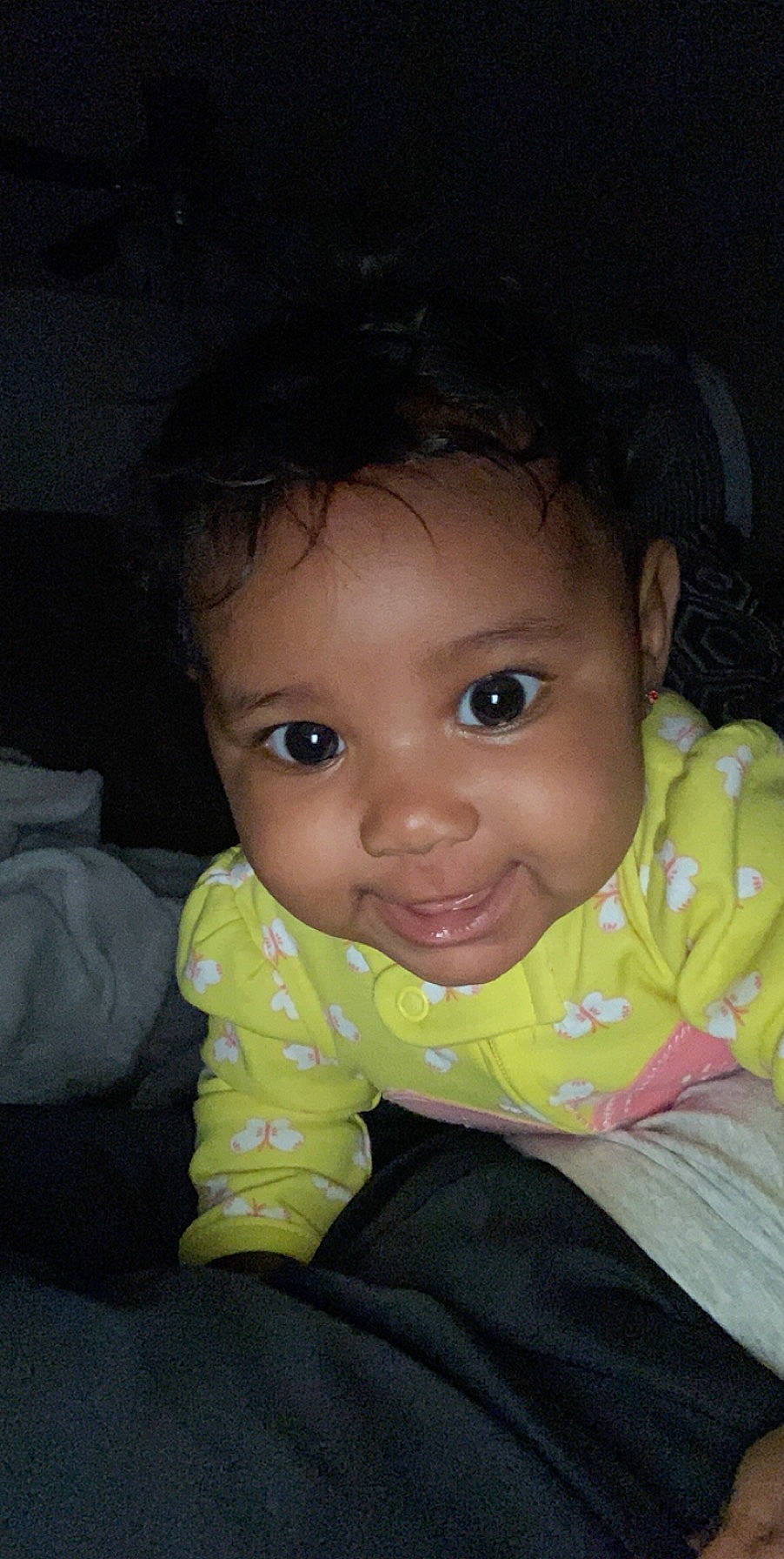 Keyarah joined the competition — help win amazing prizes! baby, black_hair, cheek, child, chin, eye, face, forehead, fun, head, iris, joy, lip, mouth, nose, person, skin, smile, toddler