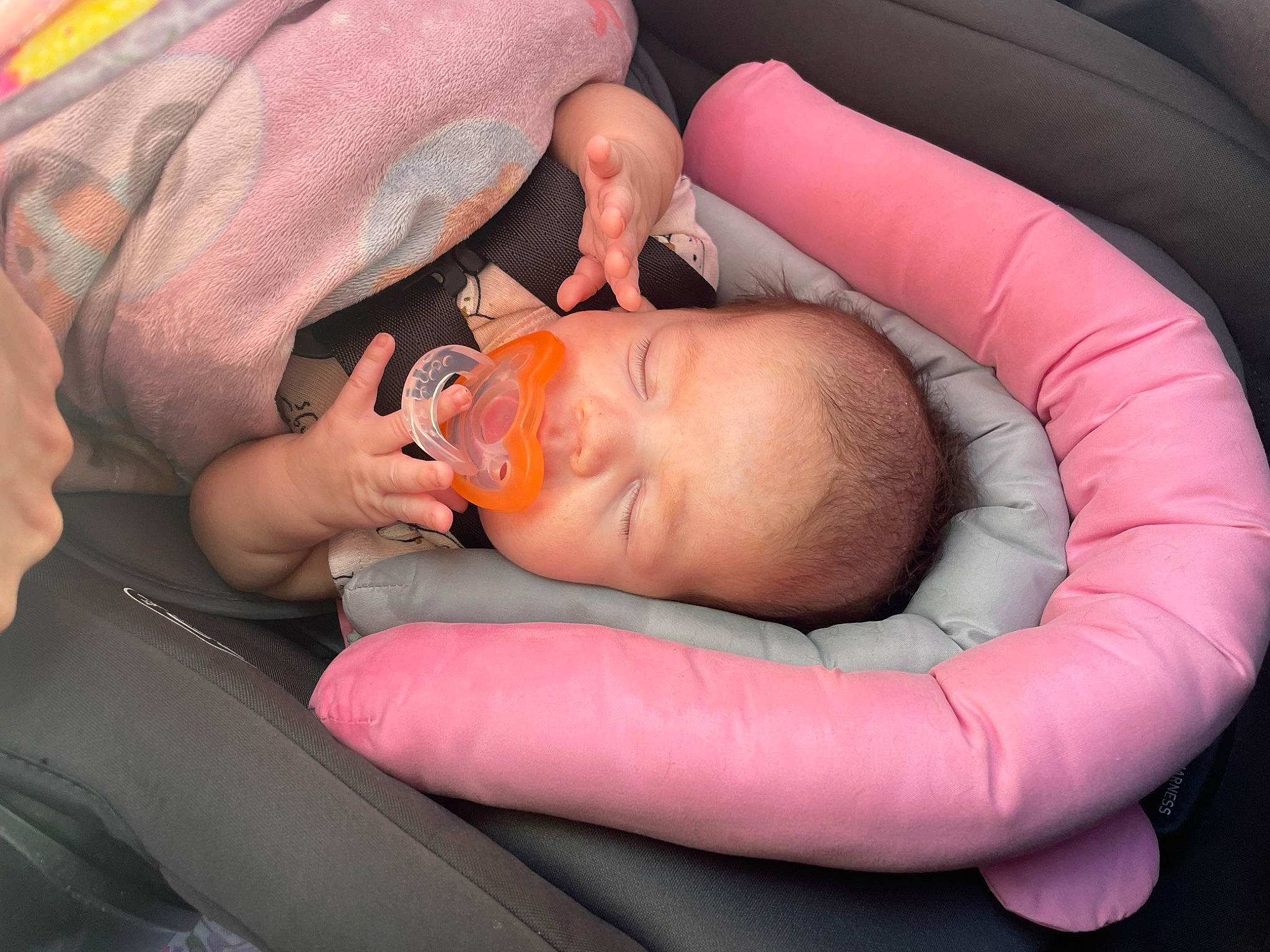 Kaylani is registered to the contest to win money with this photo: baby, baby_products, cheek, comfort, ear, eye, eyelash, face, fun, head, health_care, human_body, mammal, mouth, nail, nose, person, skin, thumb, toddler