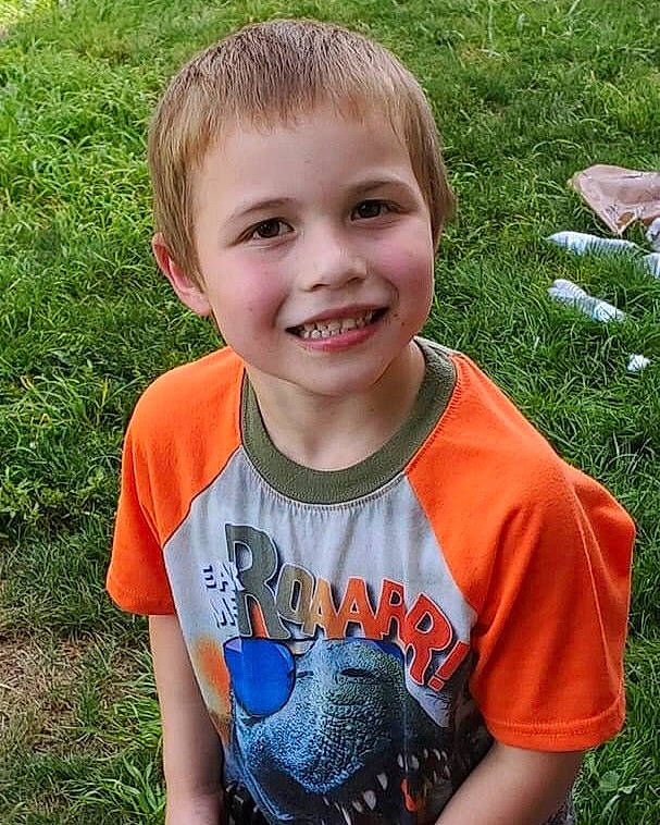 Marshall is registered to the contest to win money with this photo: child, cool, grass, happy, joy, lawn, person, plant, play, smile, summer, t_shirt, toddler, tooth