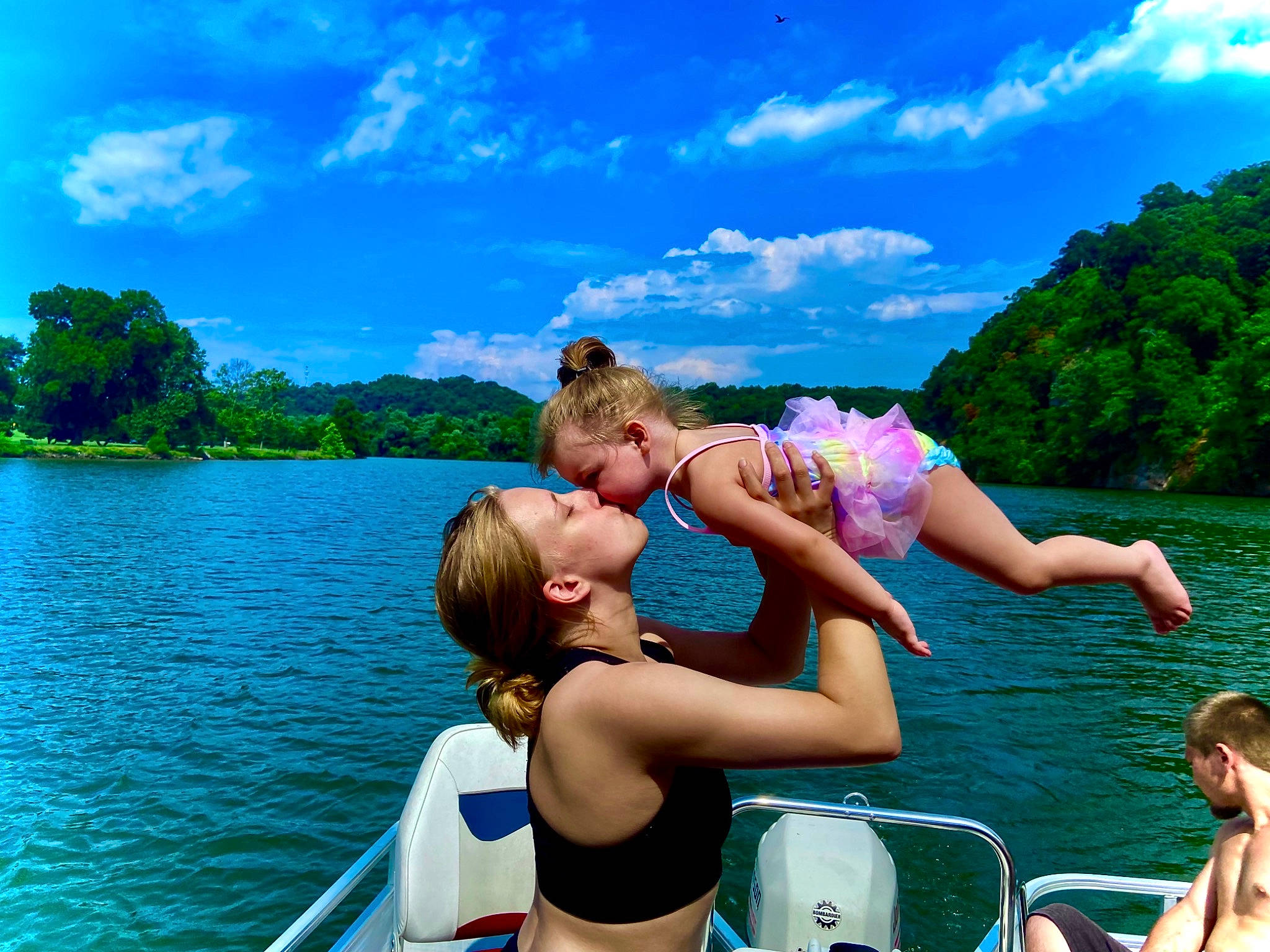 Josephine joined the competition — help win amazing prizes! aqua, azure, blue, boat, boats_and_boating_equipment_and_supplies, cloud, flash_photography, fun, green, happy, lake, leisure, nature, outdoor_recreation, people_in_nature, person, recreation, sky, travel, tree