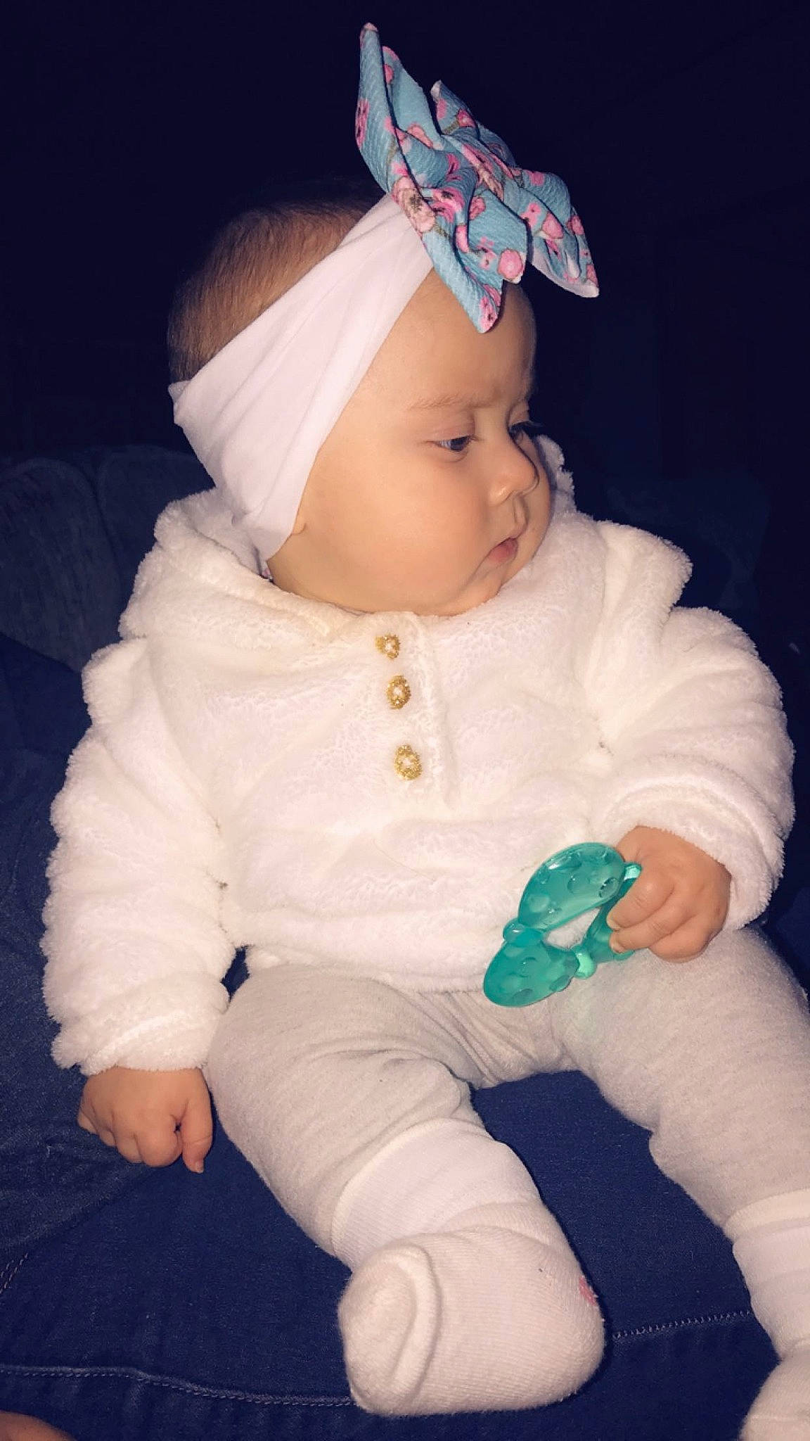 Serenity Marie joined the competition — help win amazing prizes! baby, bonnet, child, costume, fashion_accessory, hair_accessory, headband, headgear, headwear, person, skin, toddler