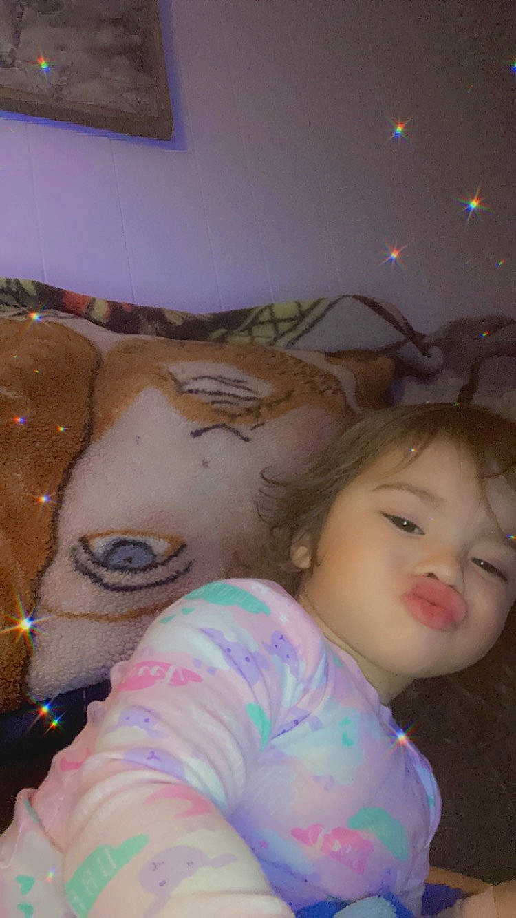 Selena Rosa joined the competition — help win amazing prizes! cheek, child, eyelash, fawn, fun, fur, happy, holiday, linens, ornament, pattern, person, pink, room, toddler, tree, winter, wood