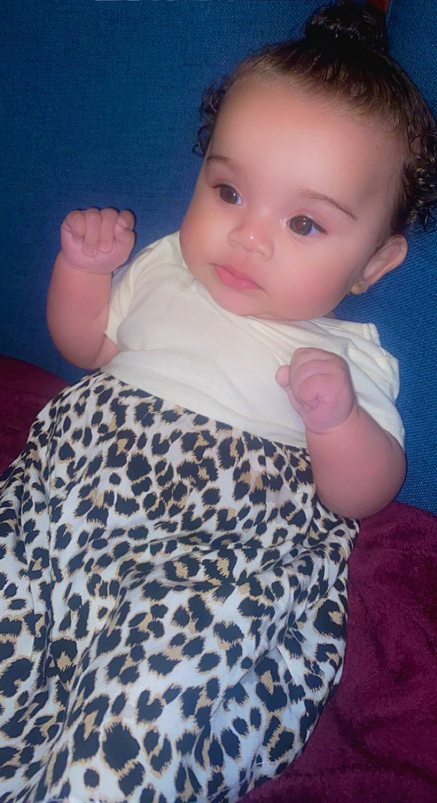 Khaleeah joined the competition — help win amazing prizes! arm, baby_toddler_clothing, blue, cheek, eye, hair, hand, head, human_body, joint, leg, lip, mammal, neck, nose, organ, person, shoulder, skin, sleeve