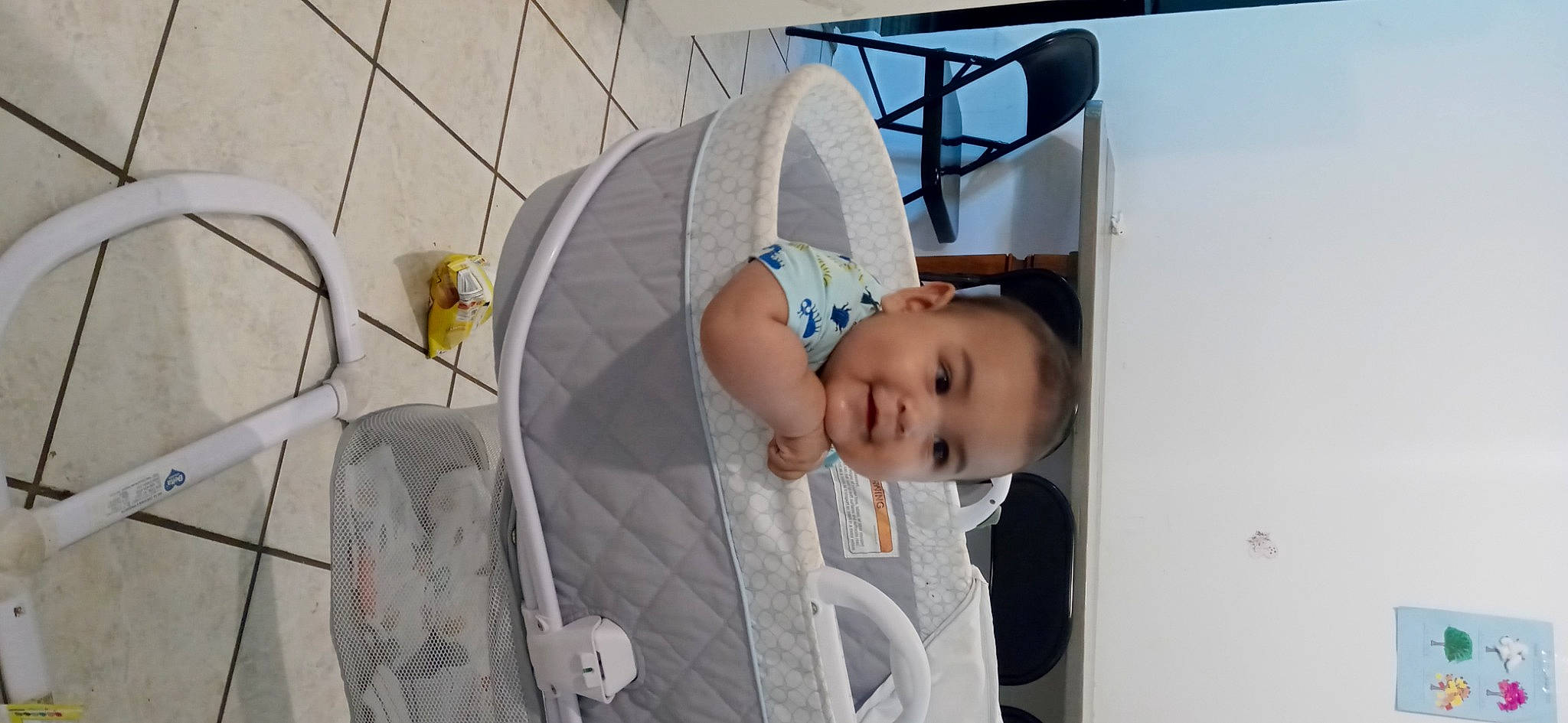 Joseph joined the competition — help win amazing prizes! baby, baby_carriage, baby_products, baby_safety, baby_toddler_clothing, child, comfort, hat, infant_bed, linens, person, room, smile, toddler