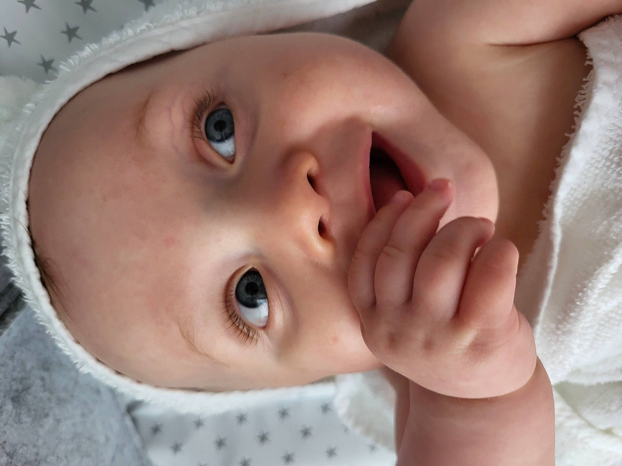 Esmé joined the competition — help win amazing prizes! baby, cheek, chin, ear, eye, eyebrow, eyelash, face, finger, gesture, happy, head, human_body, iris, lip, mouth, nose, skin, smile, white