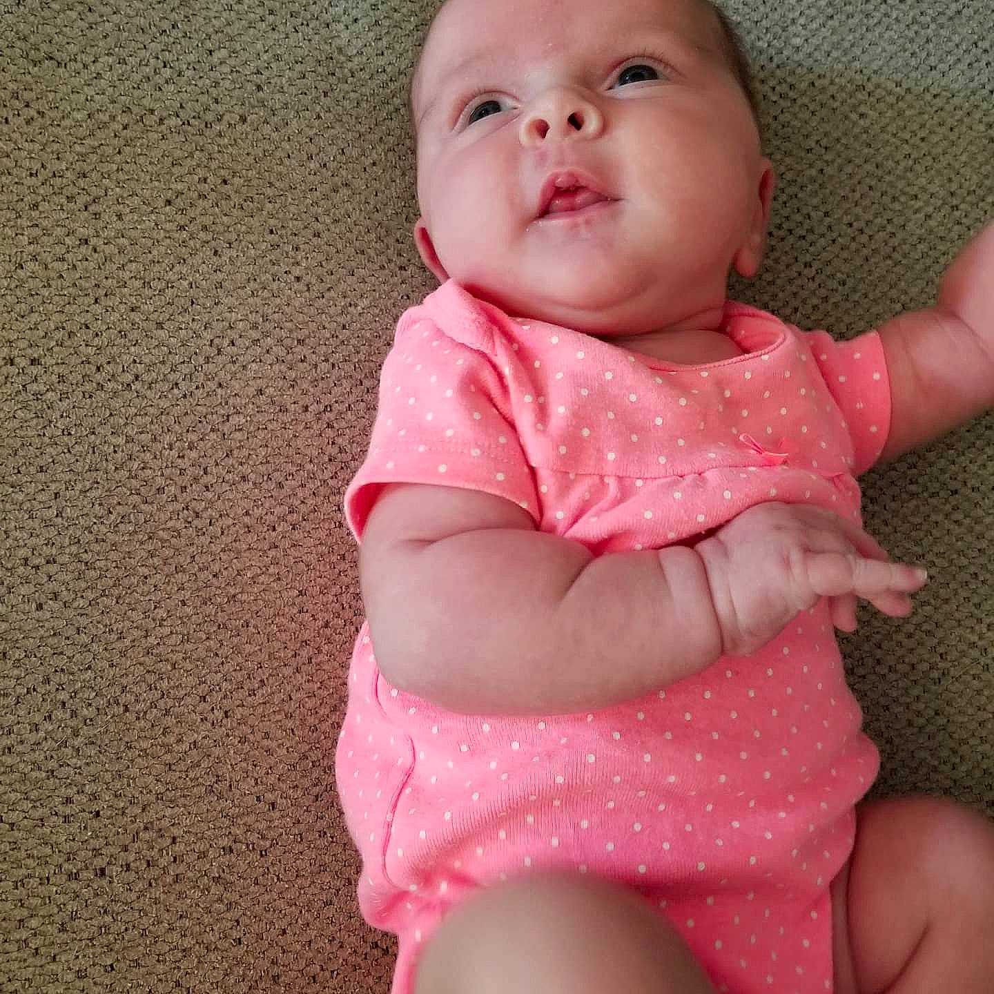 Ireland joined the competition — help win amazing prizes! baby, baby_toddler_clothing, cheek, child, face, head, headwear, lip, mouth, neck, pattern, person, pink, skin, smile, toddler