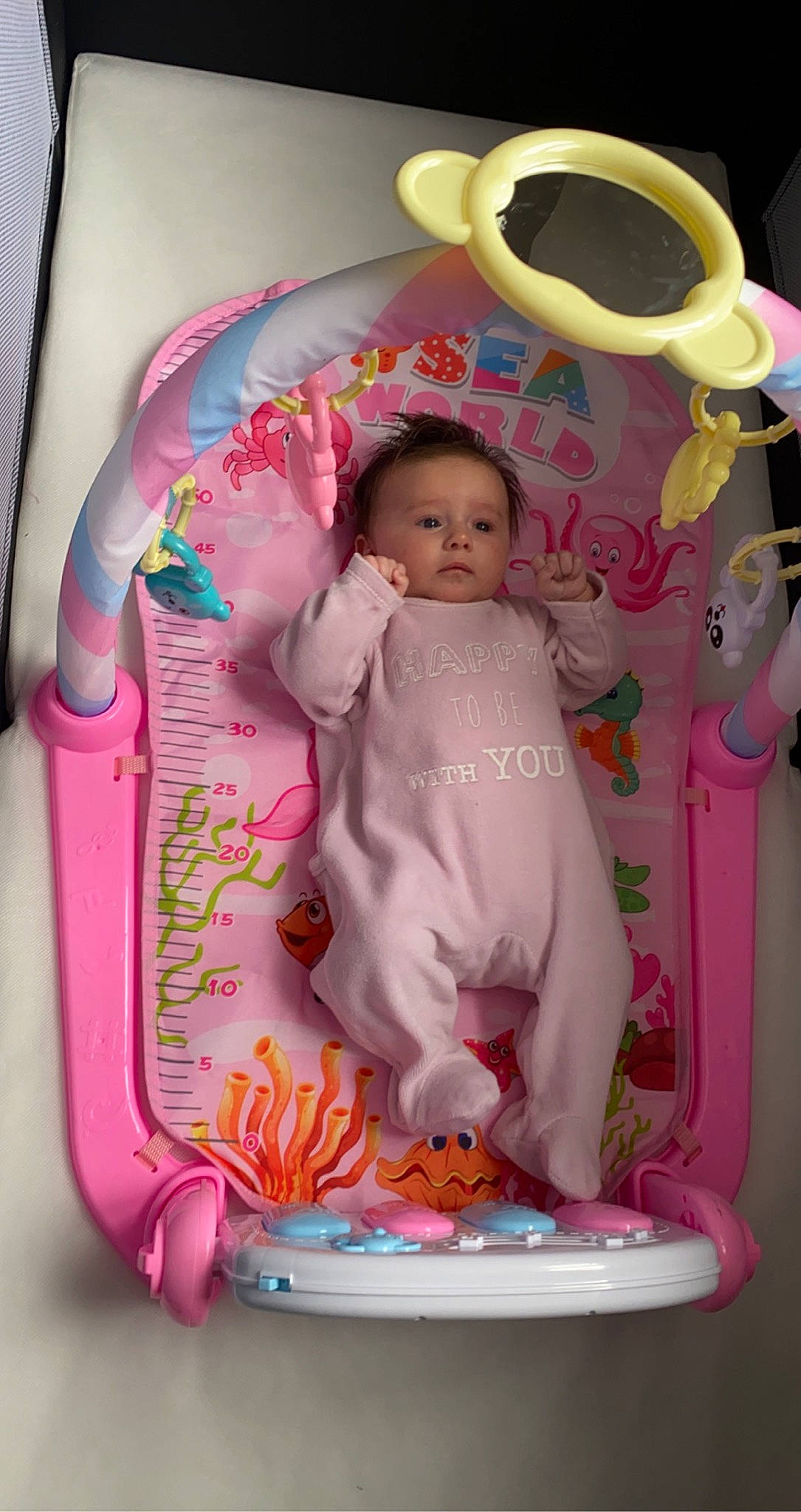 Ohana participe au concours pour gagner de l'argent avec cette photo : baby, baby_carriage, baby_products, baby_toddler_clothing, cheek, child, coffee_cup, cup, drinkware, event, head, magenta, person, pink, product, tableware, teacup, toddler, toy, white