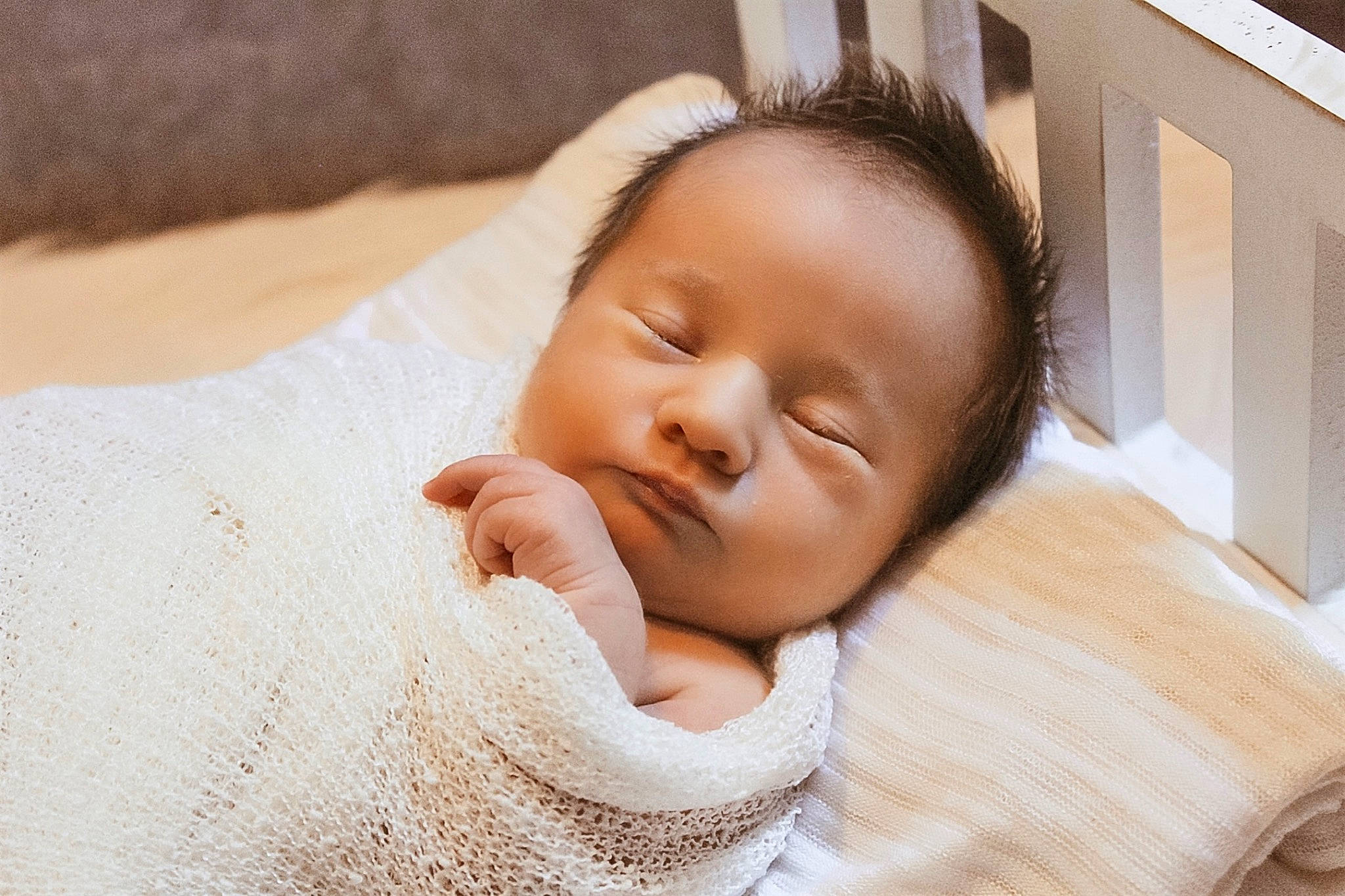 Haislee joined the competition — help win amazing prizes! baby, baby_sleeping, baby_toddler_clothing, bedding, bedtime, cheek, child, comfort, eyebrow, eyelash, happy, linens, neck, person, portrait_photography, skin, sleeve, smile, toddler, towel