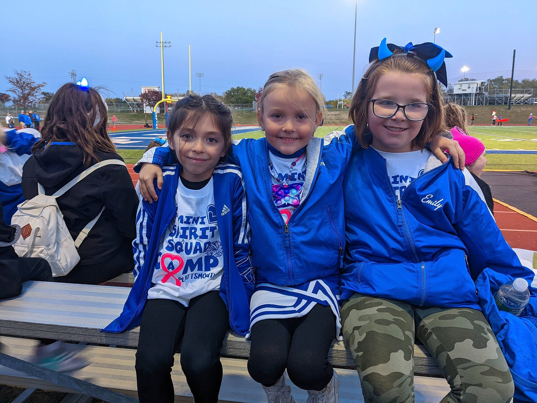 Temperance is registered to the contest to win money with this photo: blue, child, competition_event, crew, electric_blue, event, fun, joy, leisure, person, player, recreation, sky, smile, sports, sports_uniform, t_shirt, team, team_sport, toddler