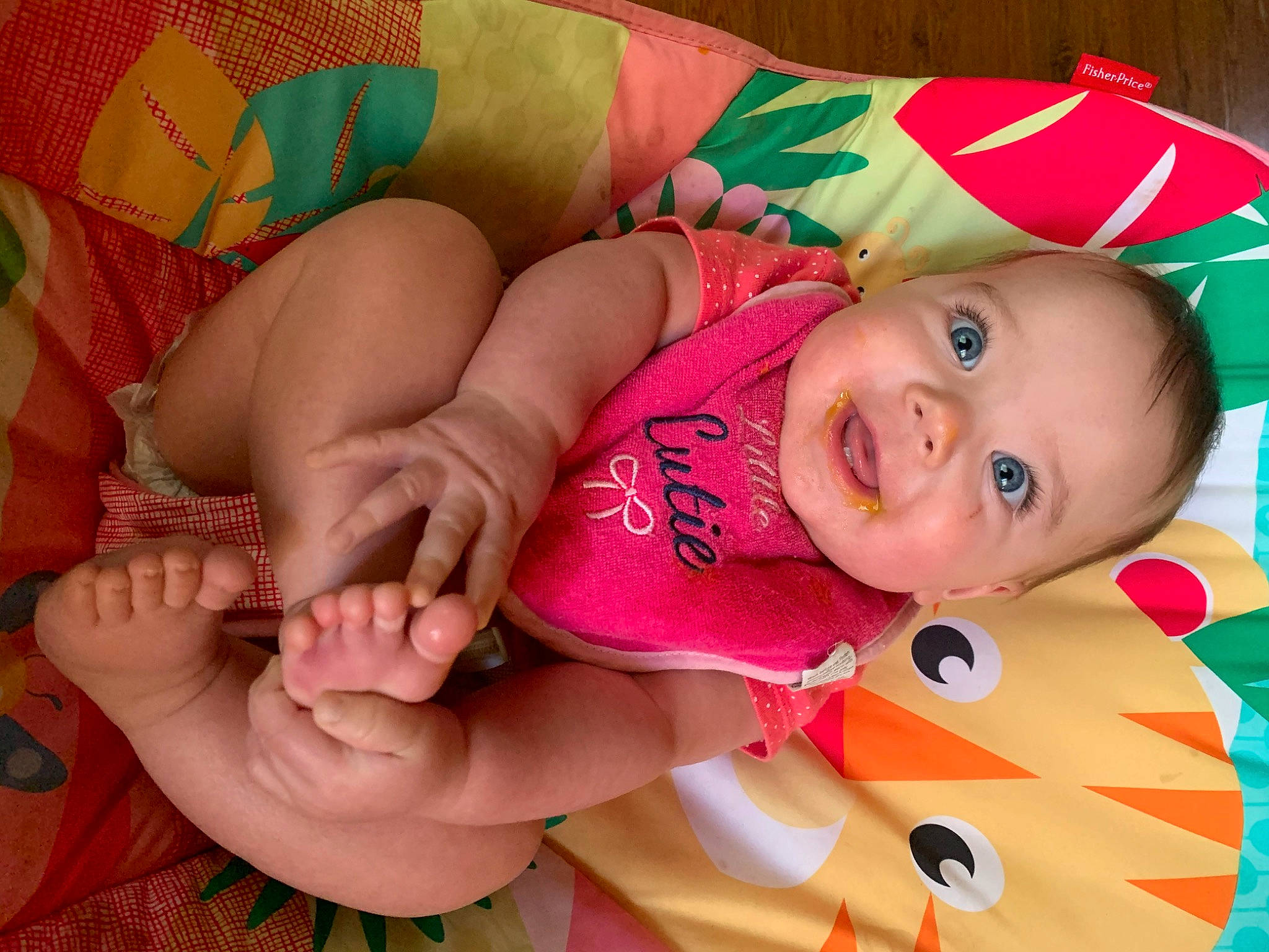 Laney is registered to the contest to win money with this photo: baby, cheek, child, finger, hand, lip, mouth, nail, person, pink, skin, thumb, toddler