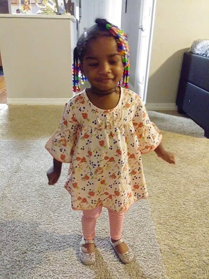 Dior joined the competition — help win amazing prizes! baby, baby_toddler_clothing, cabinetry, child, drawer, dress, event, flooring, fun, happy, joy, magenta, pattern, person, sandal, skin, sleeve, smile, standing, textile