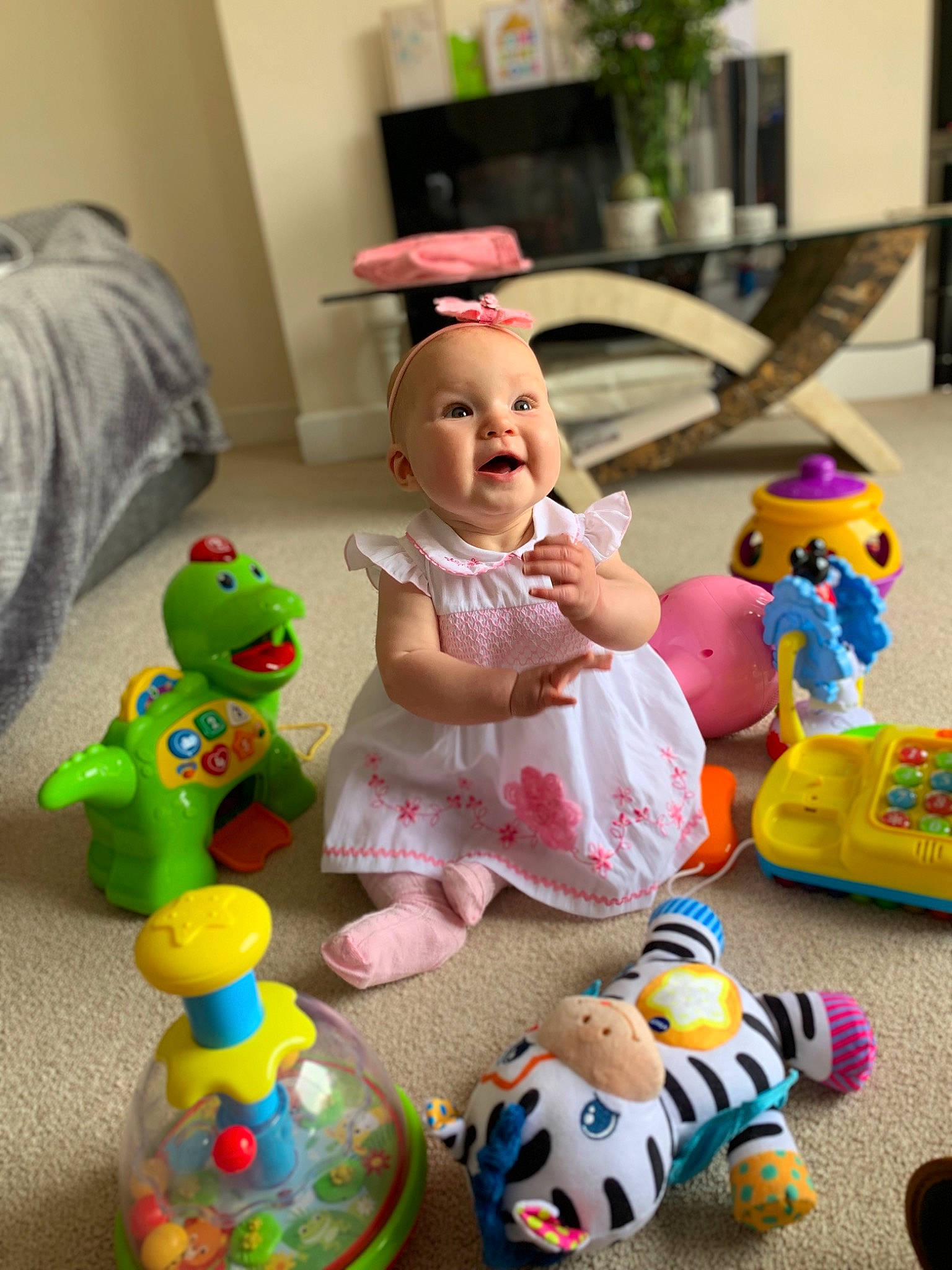 Lacie joined the competition — help win amazing prizes! baby, baby_toys, child, figurine, person, play, room, toddler, toy