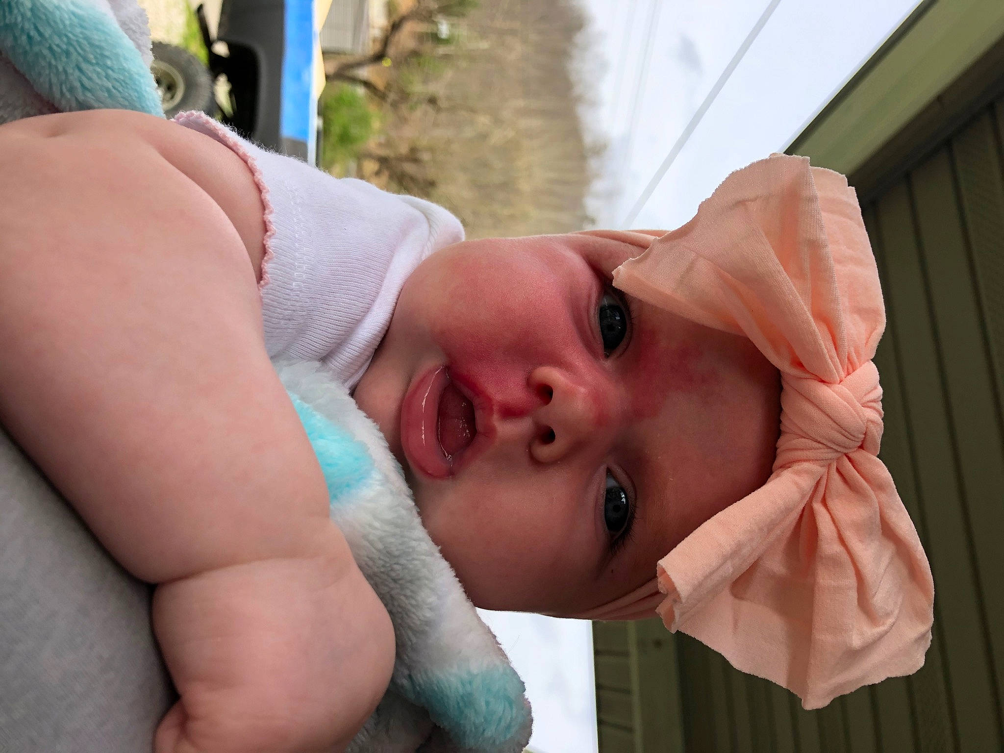 Raylee joined the competition — help win amazing prizes! baby, chest, child, ear, eye, head, headwear, mouth, muscle, neck, nose, person, skin, smile, toddler, vacation