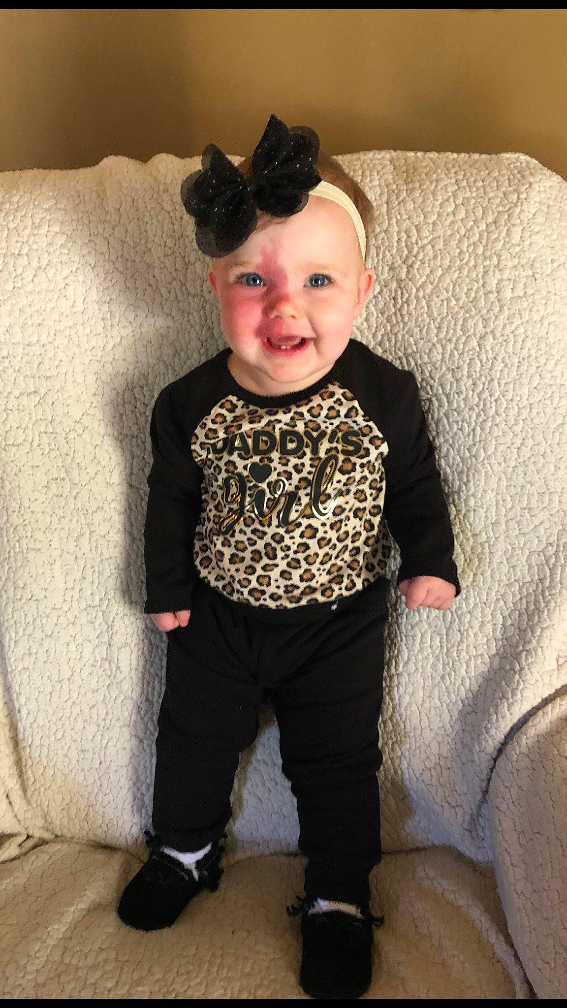 Raylee is registered to the contest to win money with this photo: baby, baby_toddler_clothing, child, clothing, costume, costume_accessory, ear, hat, head, headgear, joy, outerwear, person, shoe, sleeve, toddler