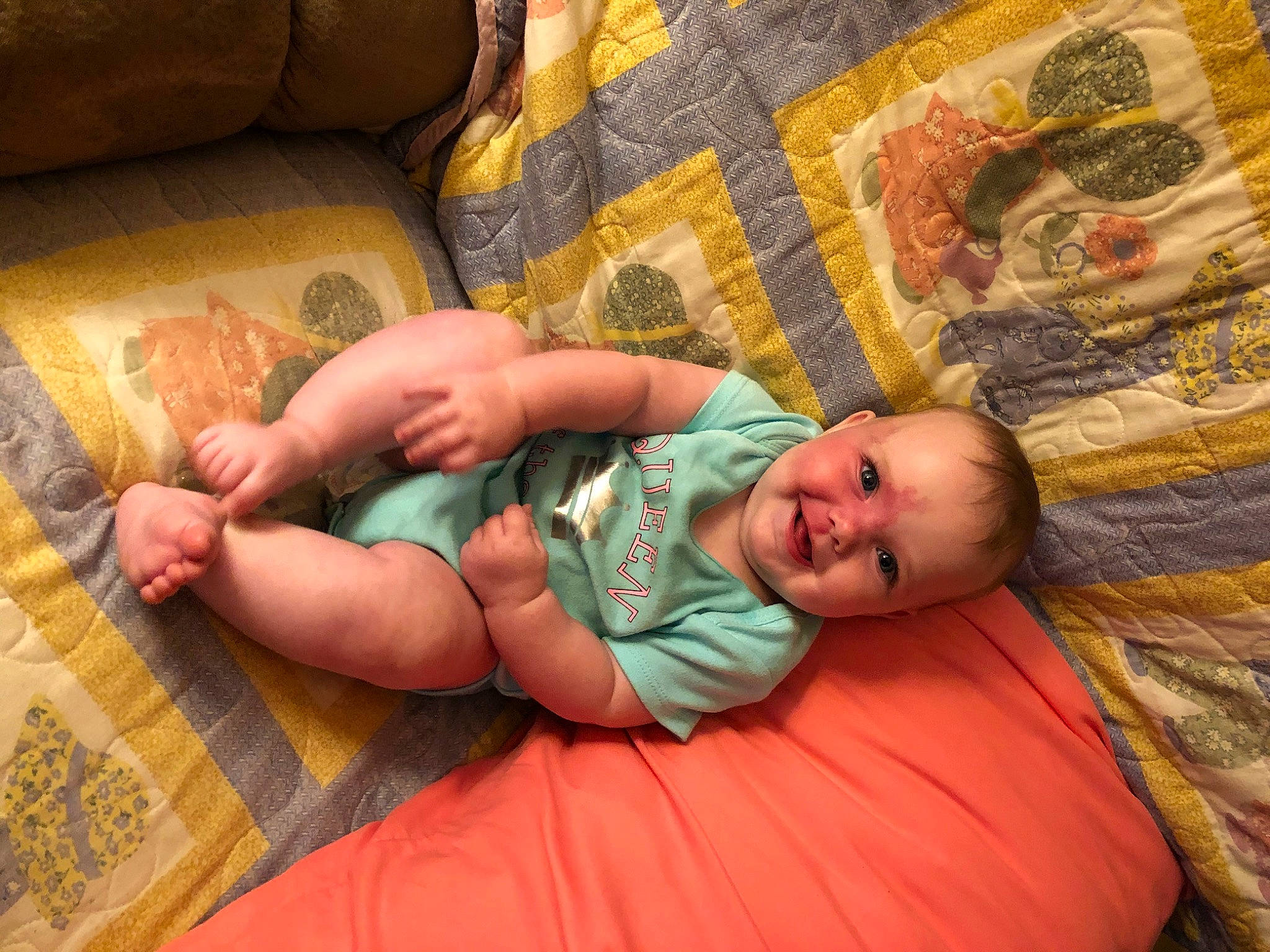 Raylee is registered to the contest to win money with this photo: baby, bedtime, child, fun, joy, nap, person, toddler