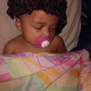 Kadence joined the competition — help win amazing prizes! baby, sleeping, pacifier, blanket, bonnet, child, infant, bedtime, cozy, face, headwear, comfort, rest, indoors, cute, soft, peaceful, person, portrait, skin