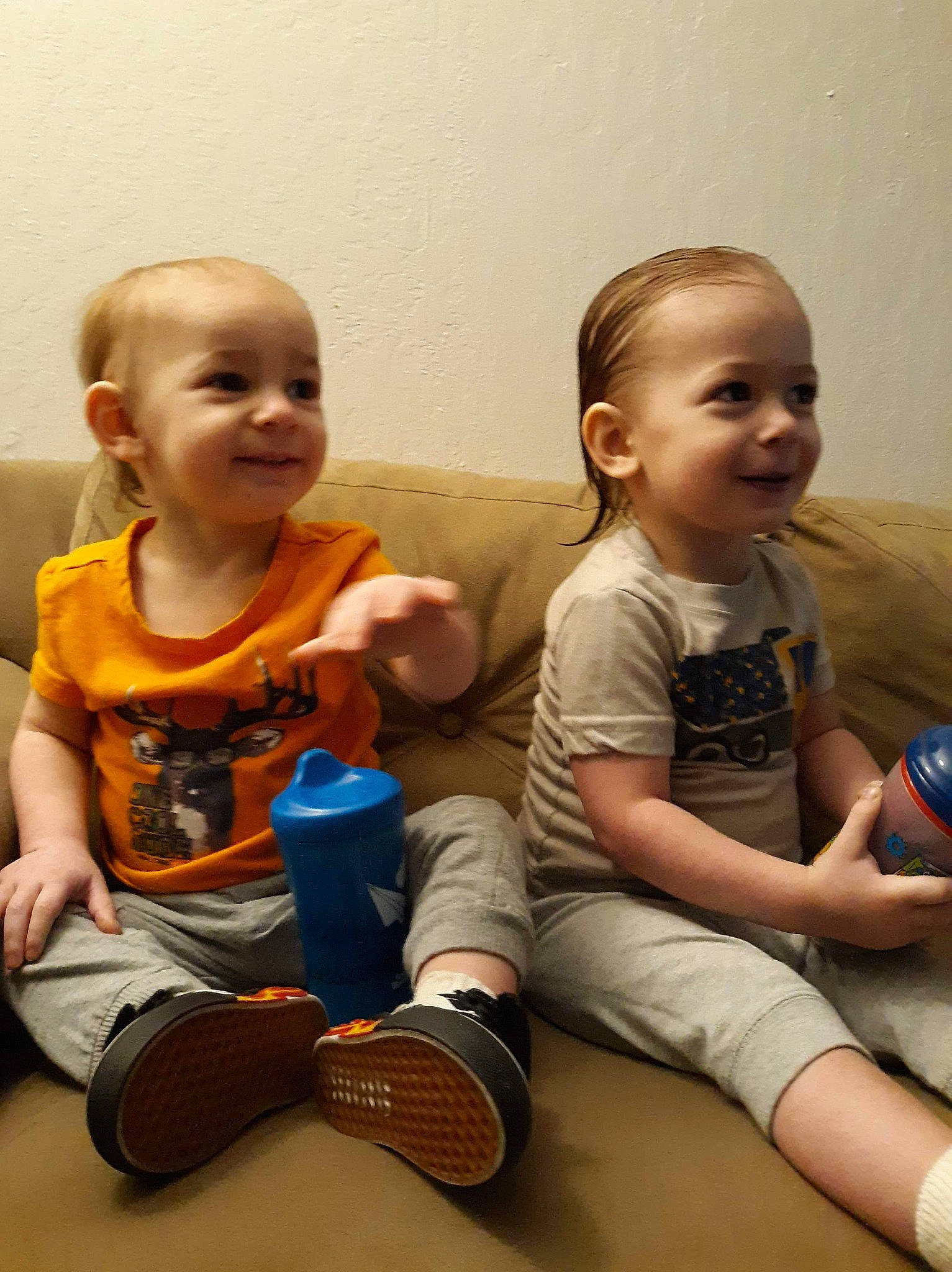 Noble is registered to the contest to win money with this photo: arm, baby_toddler_clothing, cheek, child, chin, comfort, face, finger, floor, flooring, happy, head, joint, joy, leg, nose, person, sharing, skin, smile