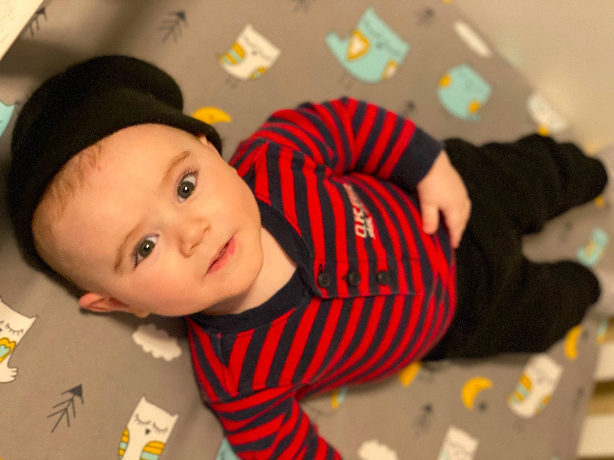 Blaze is registered to the contest to win money with this photo: baby, baby_laughing, baby_products, baby_toddler_clothing, baby_toys, cheek, child, cool, eye, nose, person, play, sock, textile, toddler