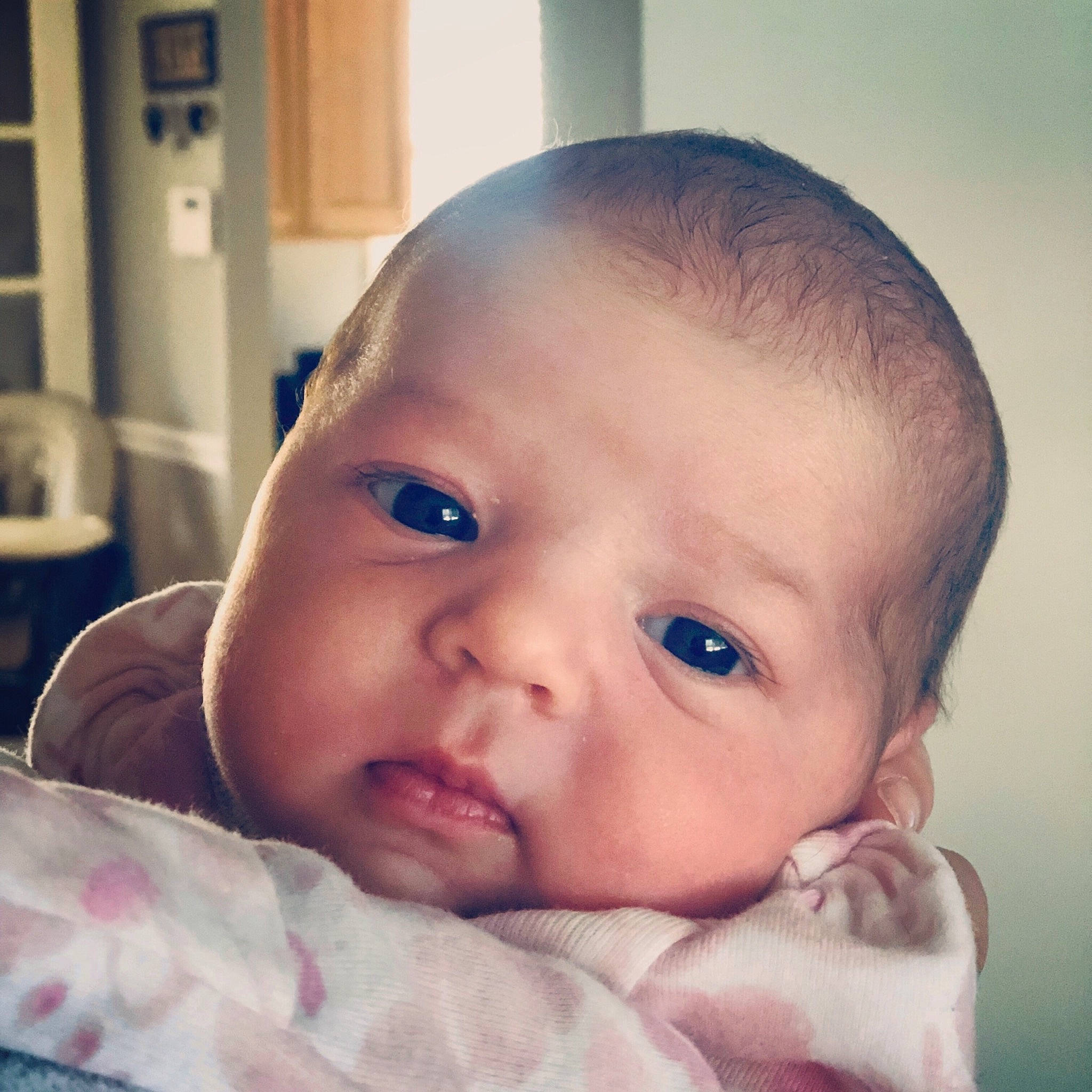 Francesca is registered to the contest to win money with this photo: baby, baby_making_funny_faces, beauty, cheek, child, chin, close_up, eye, eyebrow, face, facial_expression, forehead, head, iris, lip, mouth, nose, organ, person, skin