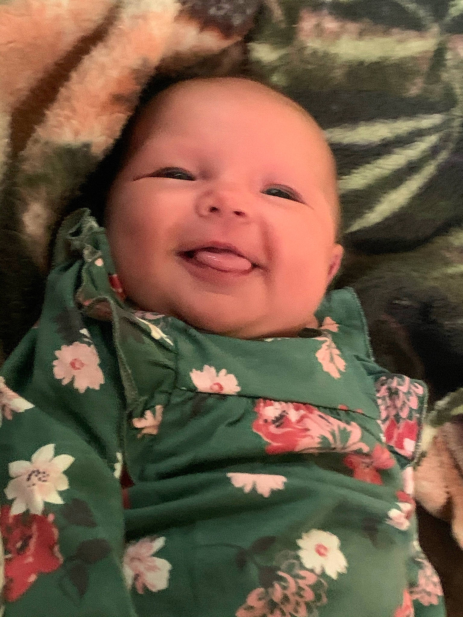 Kathleen is registered to the contest to win money with this photo: baby, cheek, child, face, facial_expression, head, mouth, nose, person, skin, smile, toddler