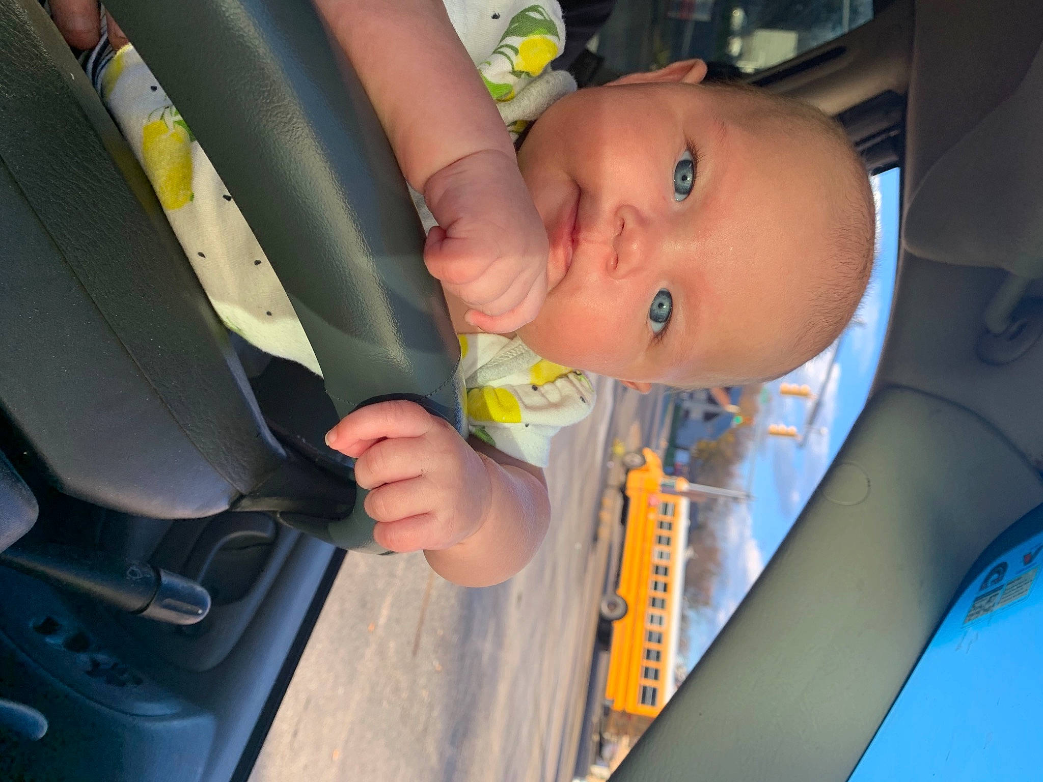 Kathleen is registered to the contest to win money with this photo: auto_part, baby, baby_products, car_seat, child, person, product, seat_belt, toddler, vehicle_door