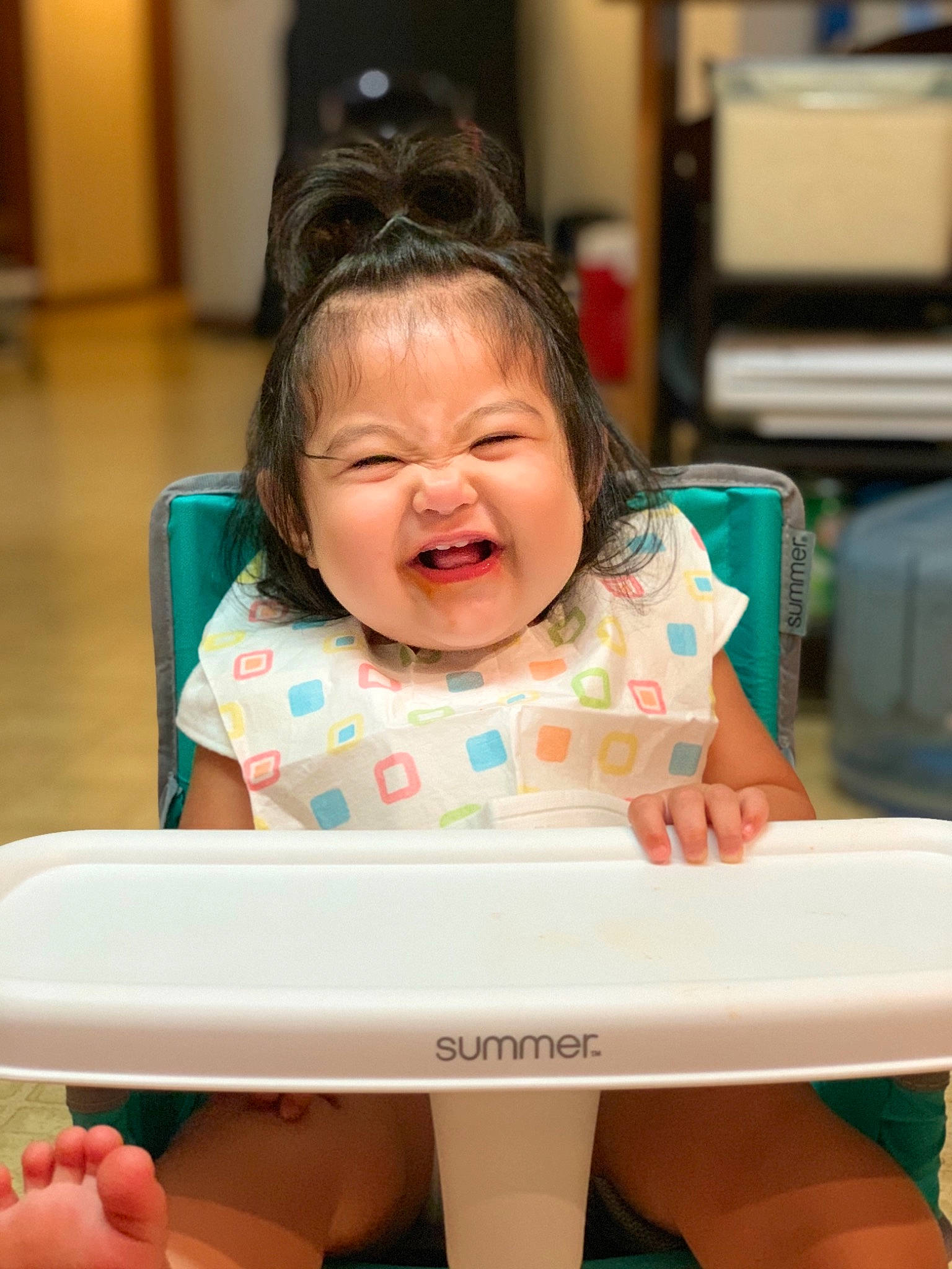 Keatyn joined the competition — help win amazing prizes! baby, child, facial_expression, happy, person, sitting, skin, smile, toddler