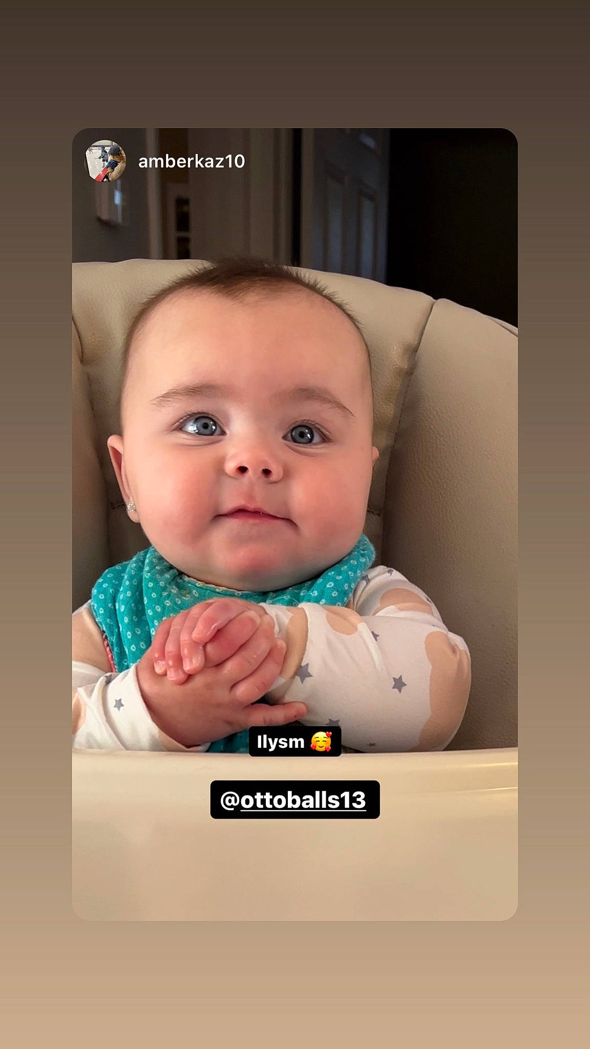 Kenzie joined the competition — help win amazing prizes! advertising, baby, baby_products, baby_toddler_clothing, cheek, child, eyelash, flash_photography, font, gadget, gesture, happy, magenta, multimedia, nail, output_device, person, photo_caption, room, thumb