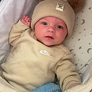 Denver joined the competition — help win amazing prizes! baby, bed, blanket, bonnet, cap, clothing, cradle, crib, cushion, face, furniture, hat, head, homedecor, infantbed, newborn, person, photography, portrait, sleeping