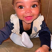 Airis is registered to the contest to win money with this photo: accessories, bodypart, child, clothing, crawling, cushion, face, female, finger, girl, hand, happy, head, homedecor, hosiery, person, photography, portrait, smile, sock