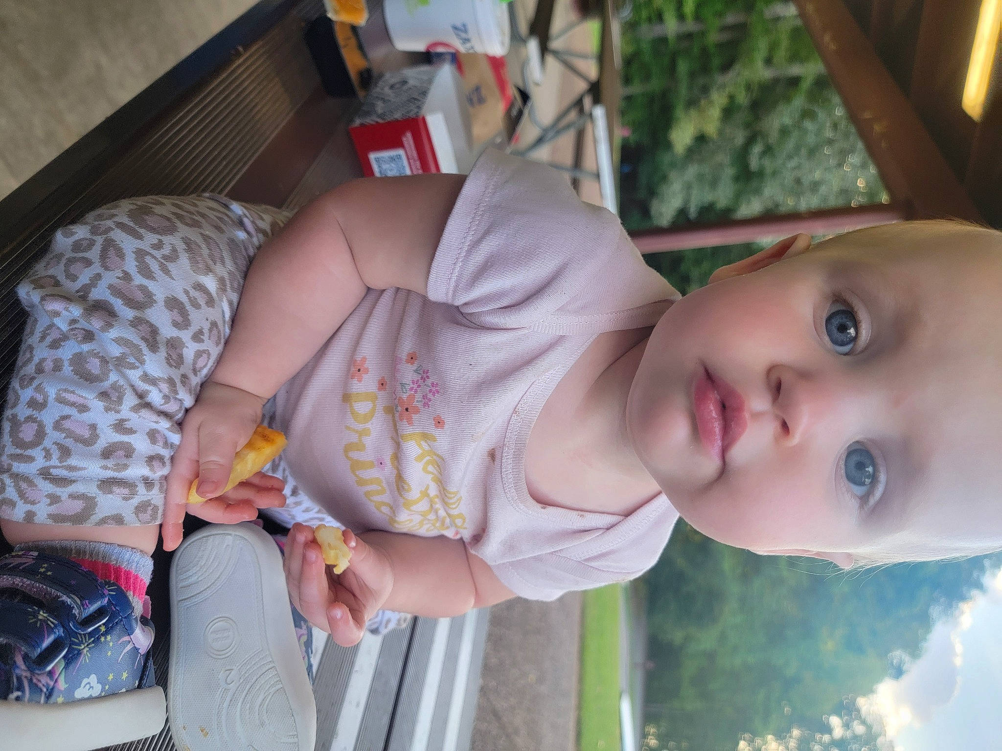 Joseline is registered to the contest to win money with this photo: abdomen, baby, baby_products, baby_toddler_clothing, chest, child, dress, fun, grass, happy, person, plant, room, sitting, skin, smile, thigh, toddler, tree, vacation