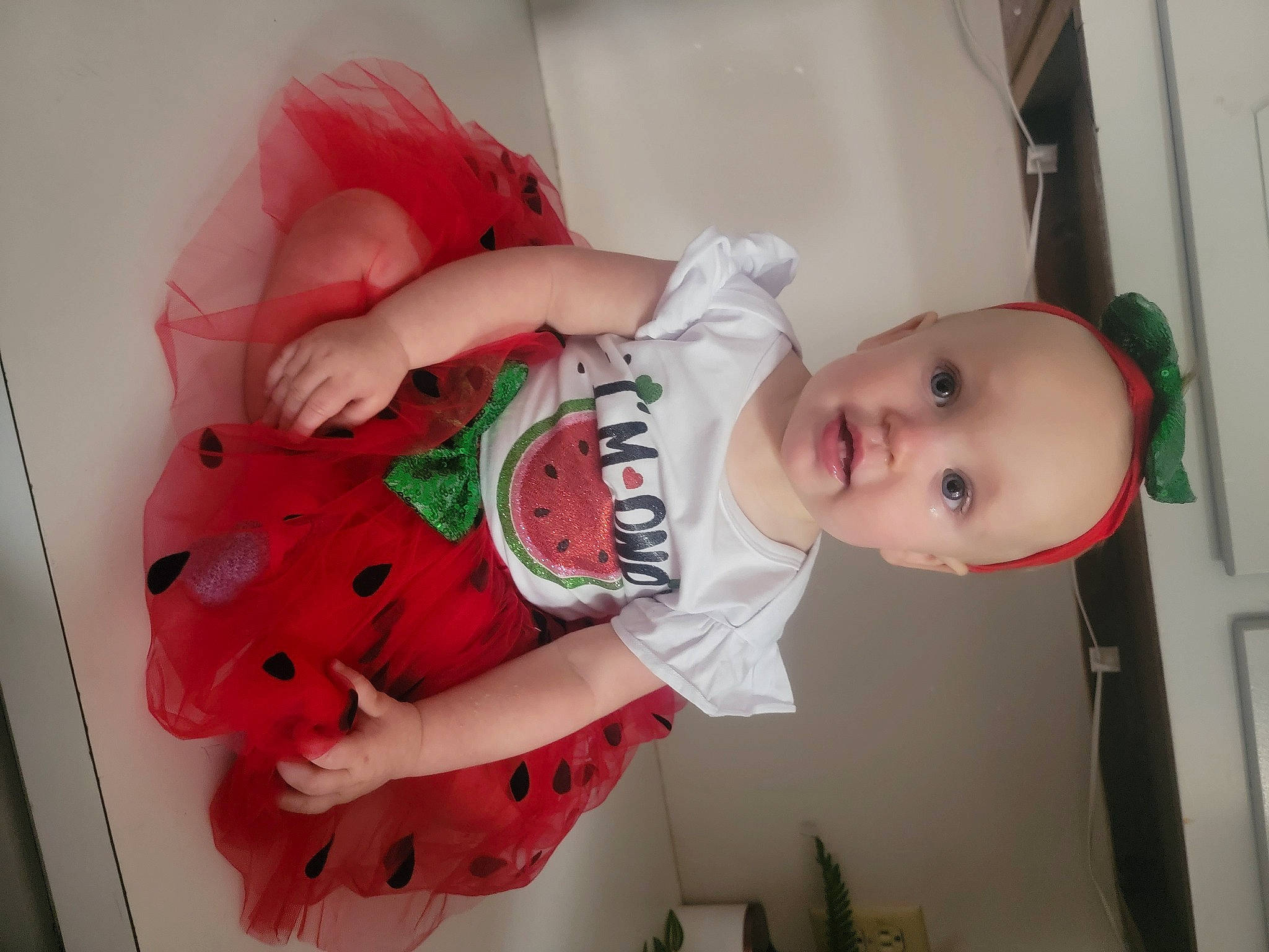 Joseline joined the competition — help win amazing prizes! abdomen, arm, baby, baby_products, baby_toddler_clothing, carmine, chest, child, elbow, hat, mouth, pattern, person, pink, room, sleeve, stomach, textile, thigh, toddler