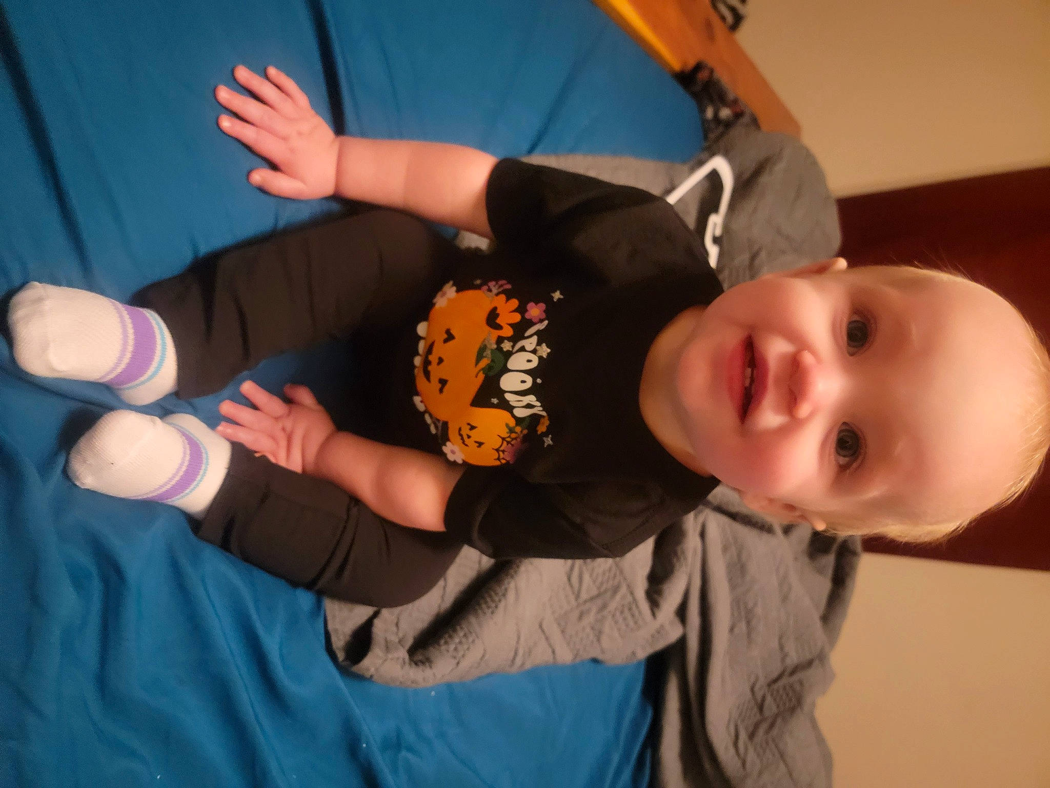 Joseline joined the competition — help win amazing prizes! arm, baby, elbow, finger, fun, gesture, hand, happy, human_body, joint, joy, knee, leg, person, shoulder, sleeve, smile, t_shirt, thigh, thumb