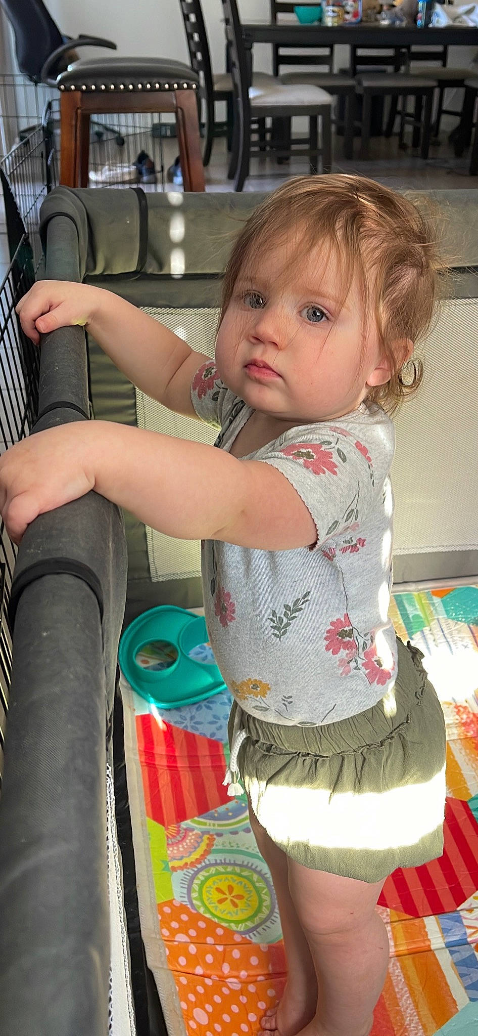 Payten joined the competition — help win amazing prizes! baby, baby_toddler_clothing, blond, cheek, child, hair, hairstyle, happy, human_body, human_leg, joint, person, shoulder, sitting, skin, sleeve, standing, t_shirt, thigh, toddler