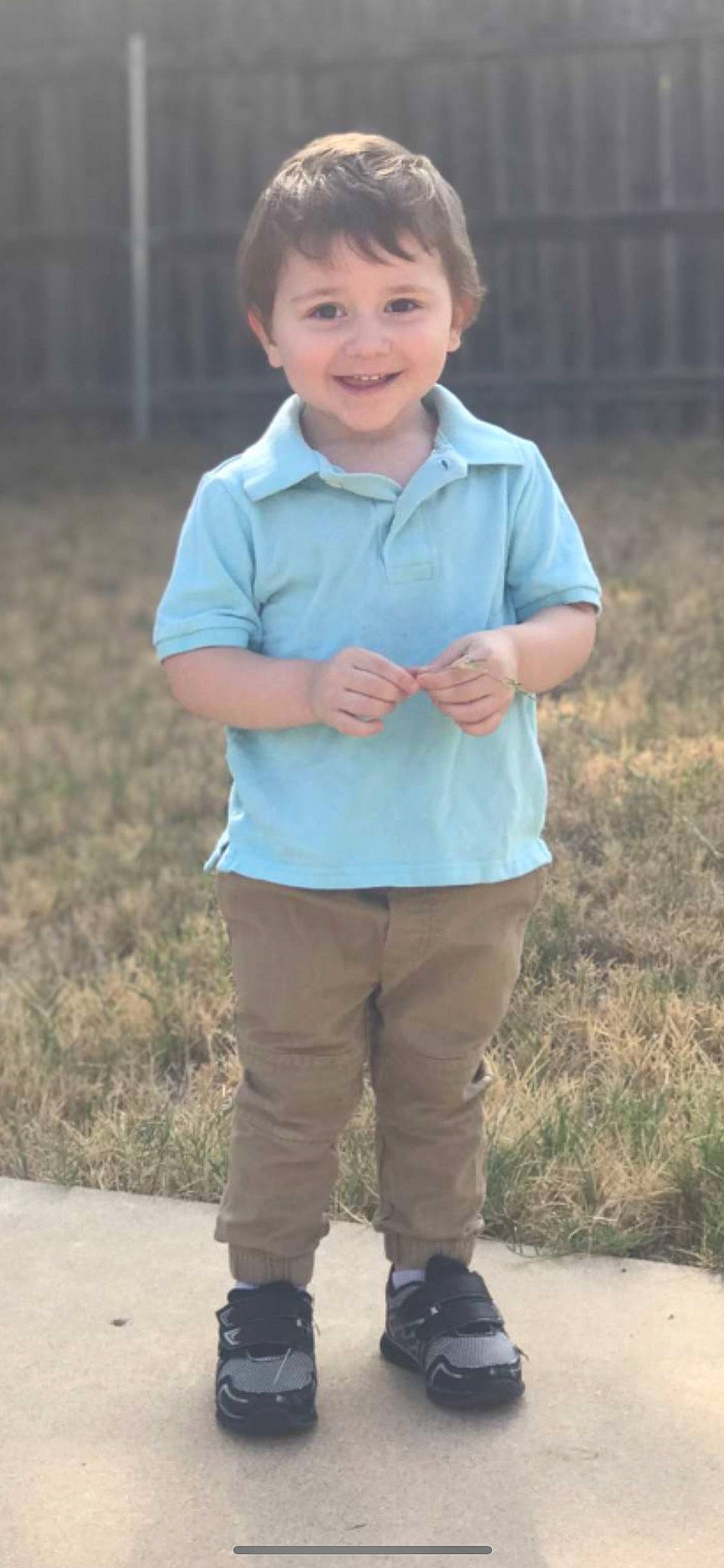 Kayden joined the competition — help win amazing prizes! cool, denim, electric_blue, eye, face, fun, gesture, grass, happy, head, human_body, joy, knee, leg, person, photograph, sleeve, smile, sportswear, t_shirt