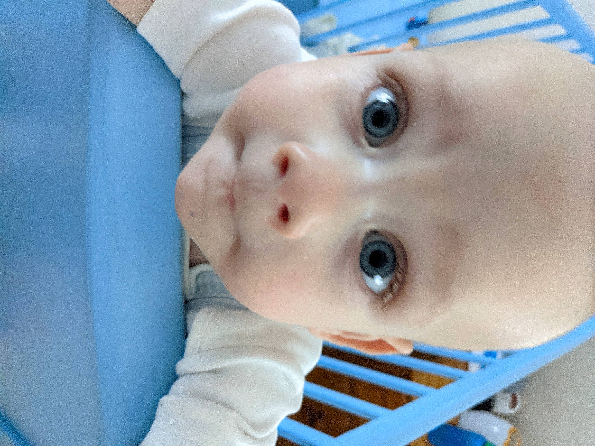 Kyden joined the competition — help win amazing prizes! baby, baby_products, baby_toddler_clothing, blue, cheek, child, chin, eyebrow, eyelash, fun, happy, iris, leisure, lip, mouth, nose, person, skin, smile, toddler