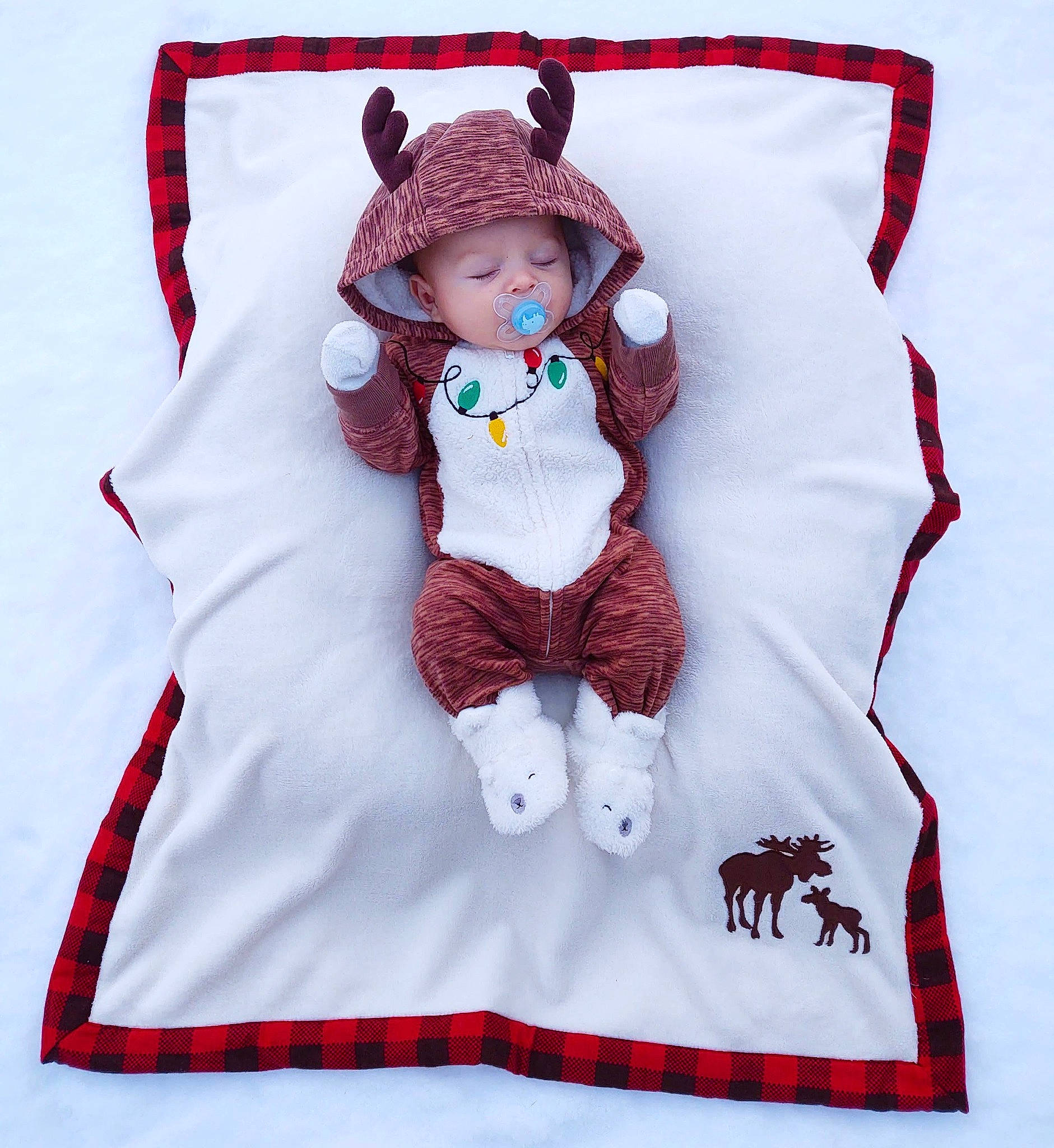 Beau is registered to the contest to win money with this photo: baby_toys, bedding, child, doll, headwear, linens, person, pillow, product, red, stuffed_toy, textile, toddler, toy