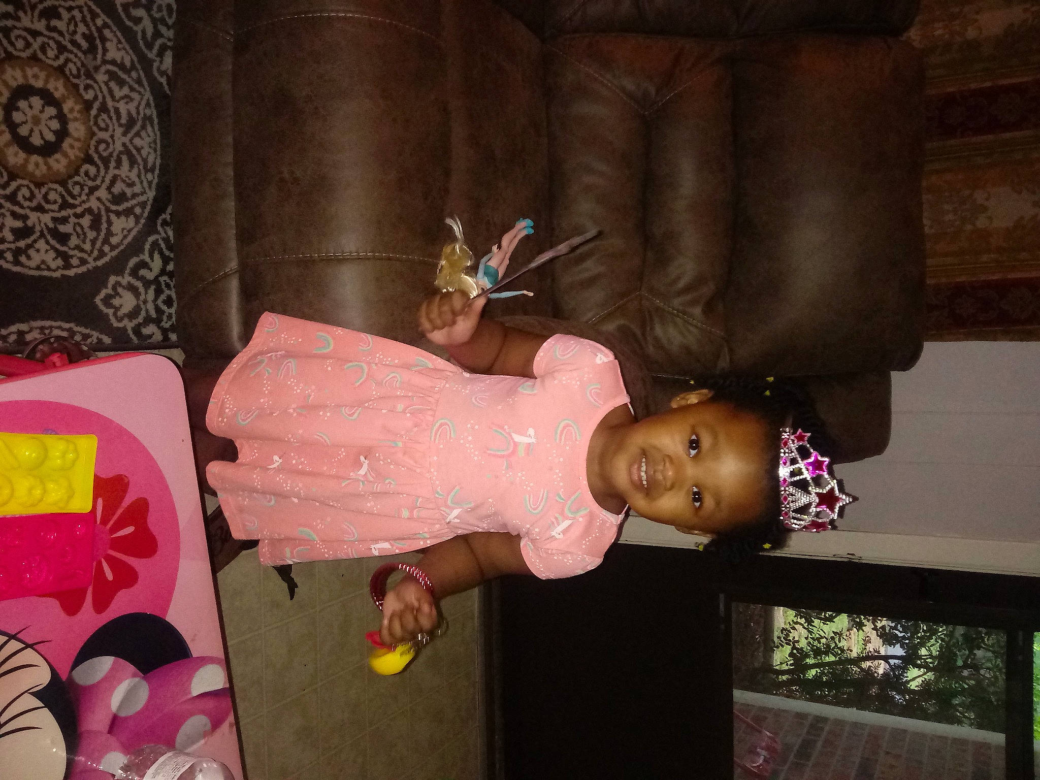 Braylon is registered to the contest to win money with this photo: child, fawn, joy, party, person, pink, room, toddler, vacation