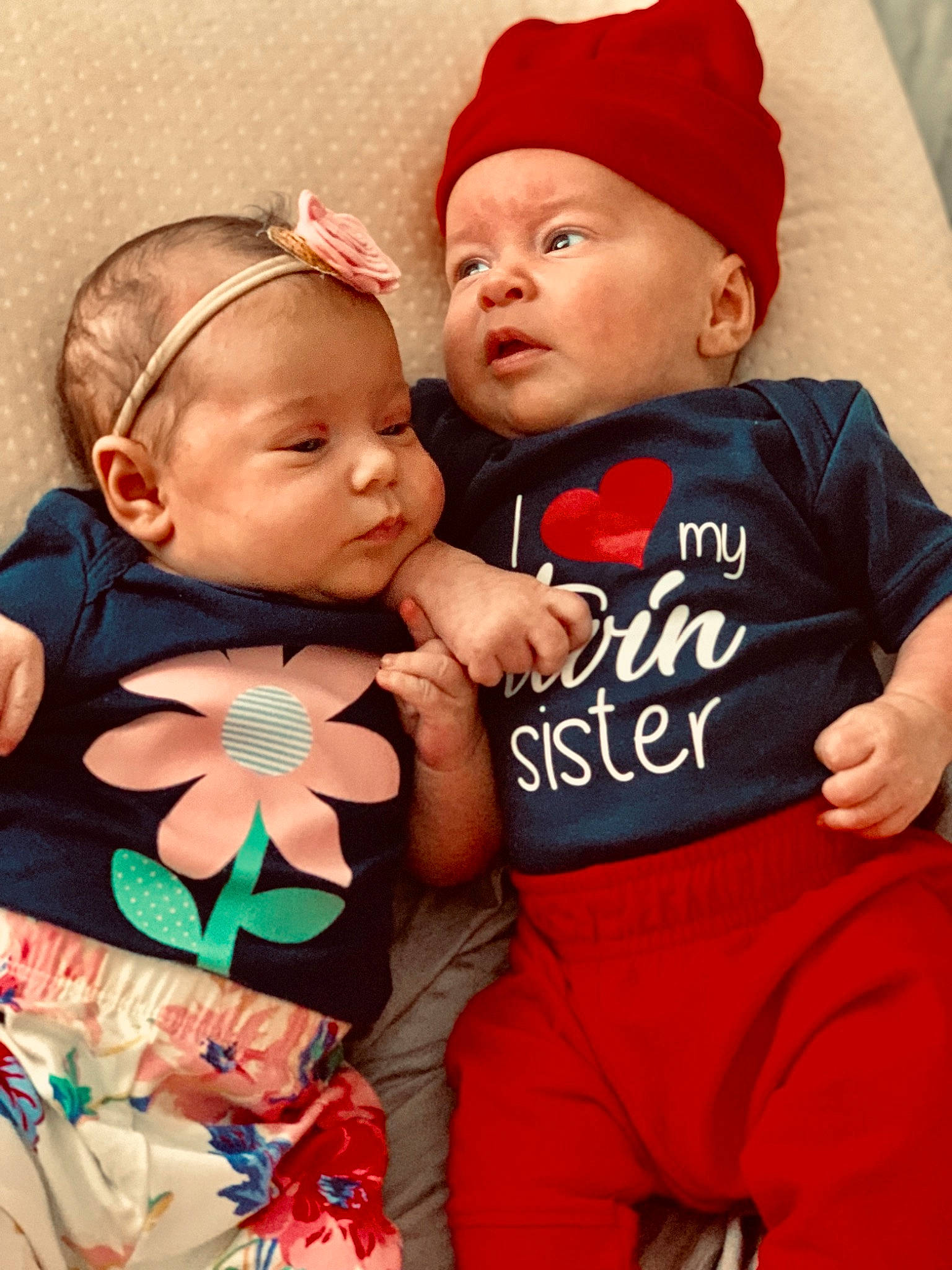 Troy is registered to the contest to win money with this photo: baby, baby_products, cheek, child, christmas, christmas_eve, daughter, family, fun, happy, headgear, love, people, person, product, red, sibling, skin, sleeve, smile