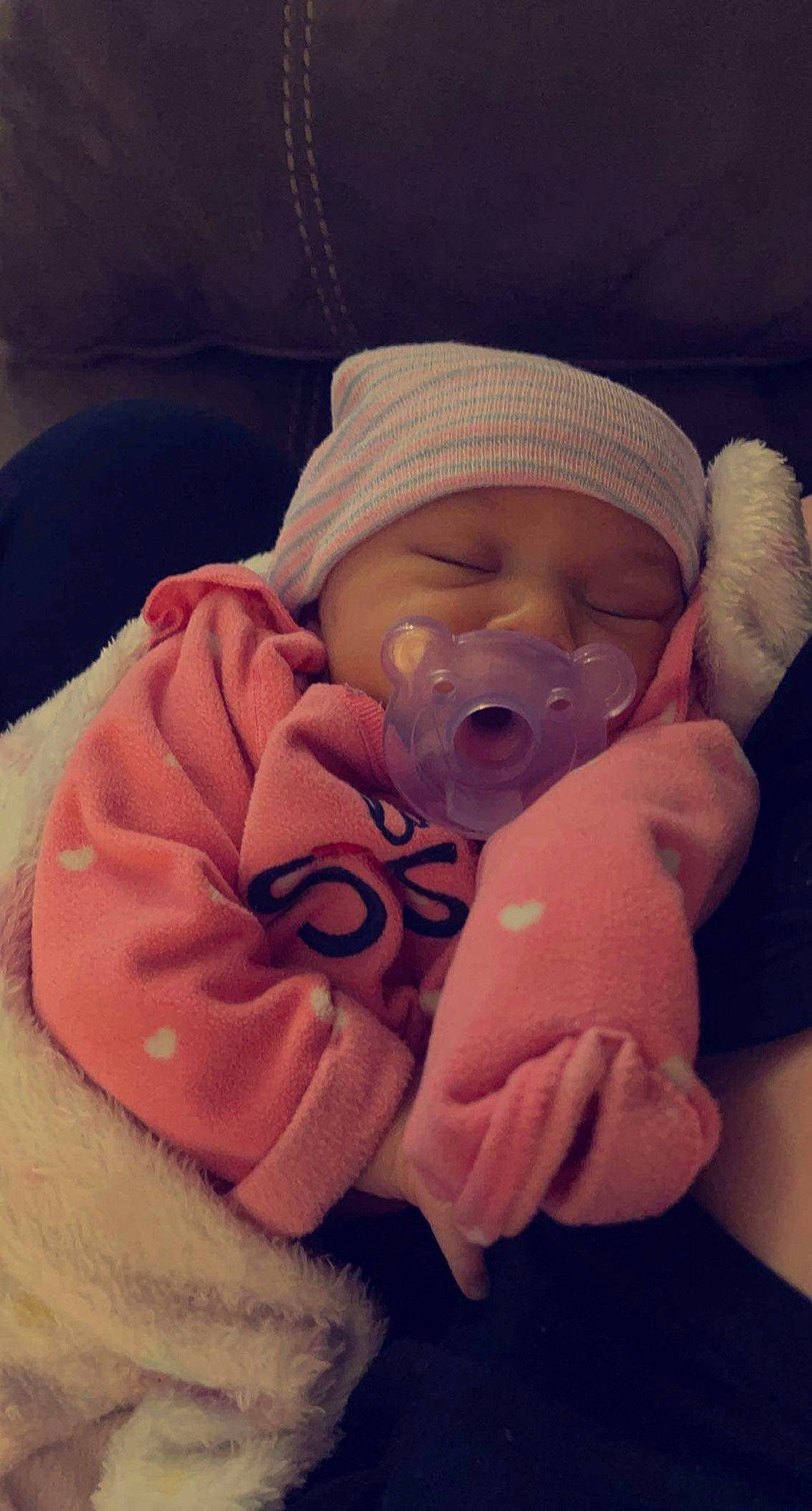 Gabriela joined the competition — help win amazing prizes! baby, baby_sleeping, baby_toddler_clothing, cheek, cloud, comfort, eye, finger, happy, headgear, headwear, human_body, lip, mouth, nose, person, pink, skin, sleeve, textile